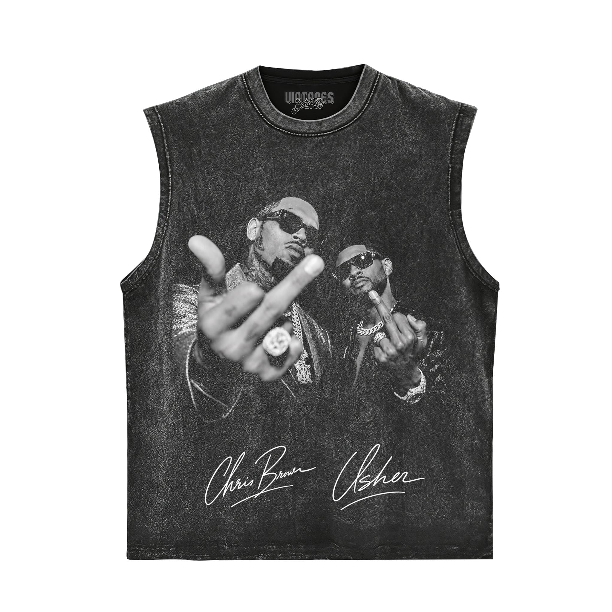 CHRIS BROWN & USHER V2 TANK TOP & TEE & LONG SLEEVE & LAYERED LS & HOODIE