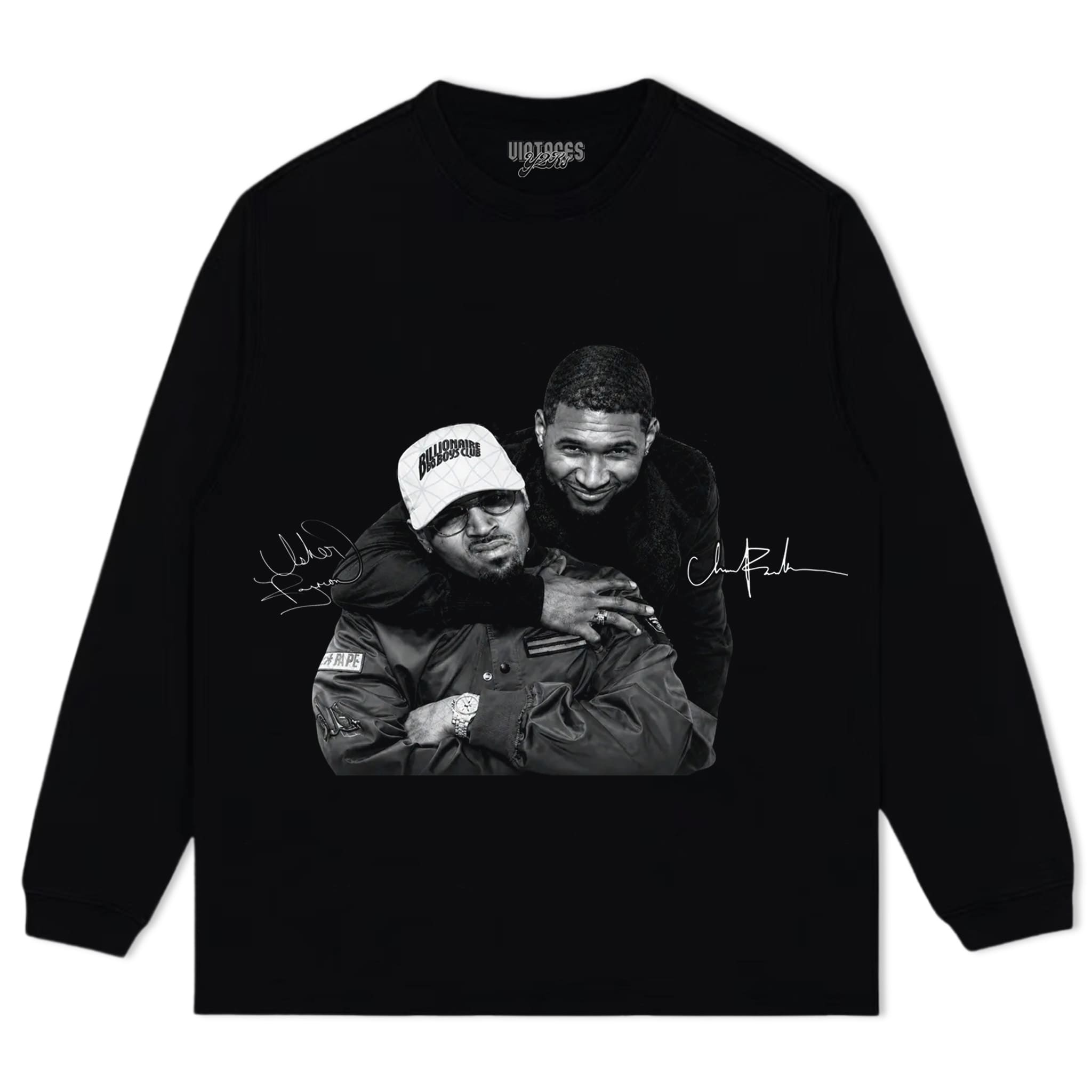 CHRIS BROWN & USHER V3 TANK TOP & TEE & LONG SLEEVE & LAYERED LS & HOODIE