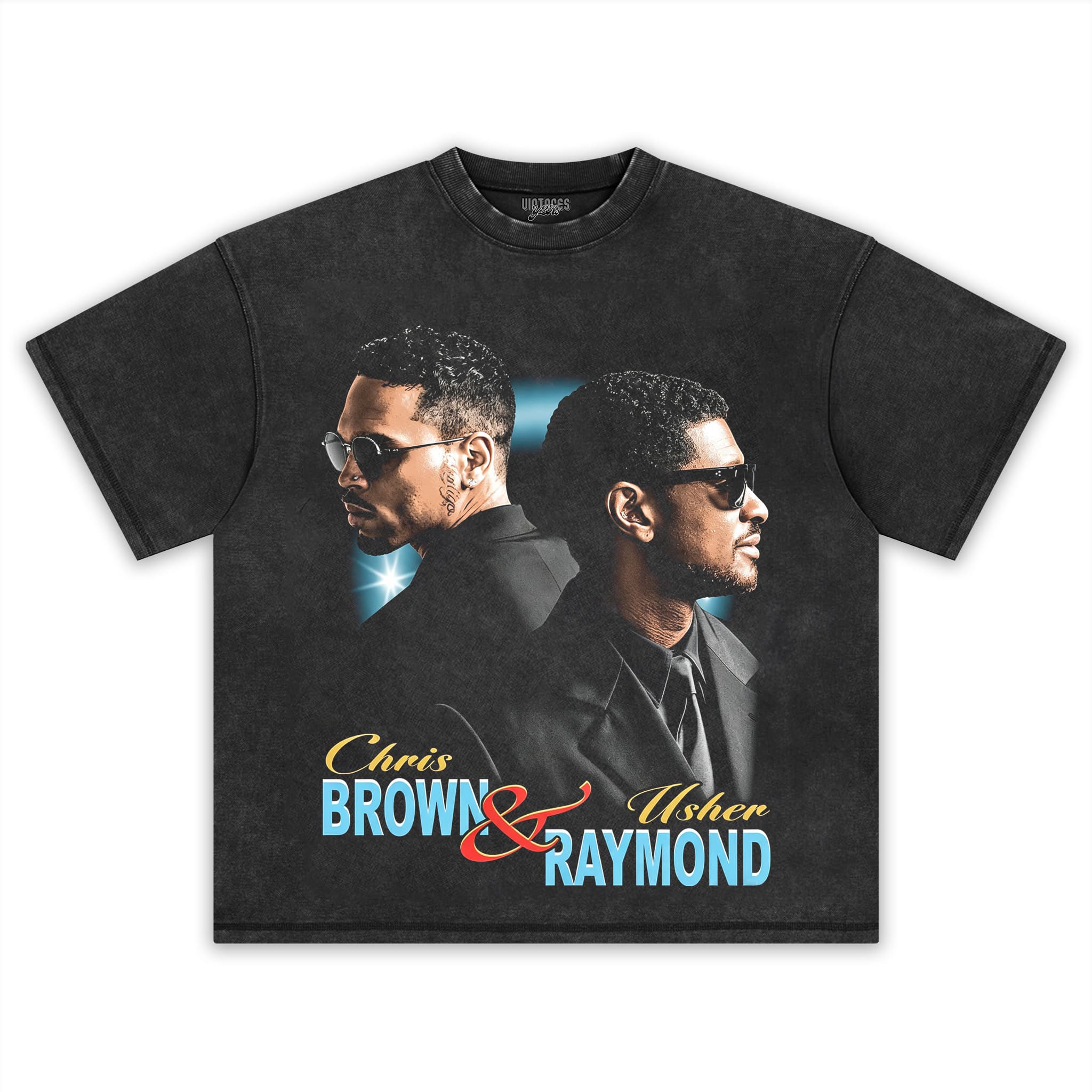 CHRIS BROWN & USHER V5 VITAGE TANK TOP & TEE & LONG SLEEVE & LAYERED LS & HOODIE