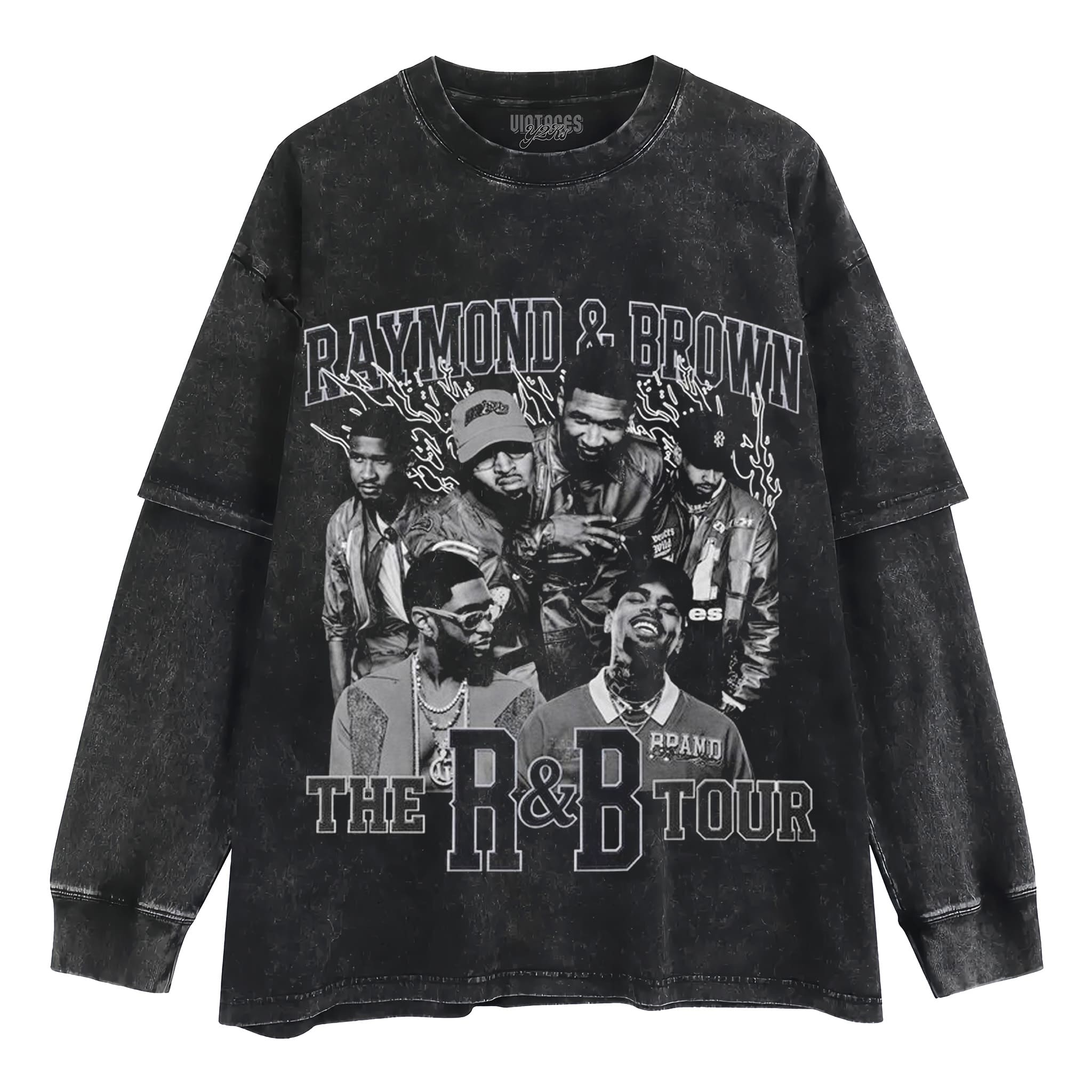 CHRIS BROWN & USHER V5 TANK TOP & TEE & LONG SLEEVE & LAYERED LS & HOODIE