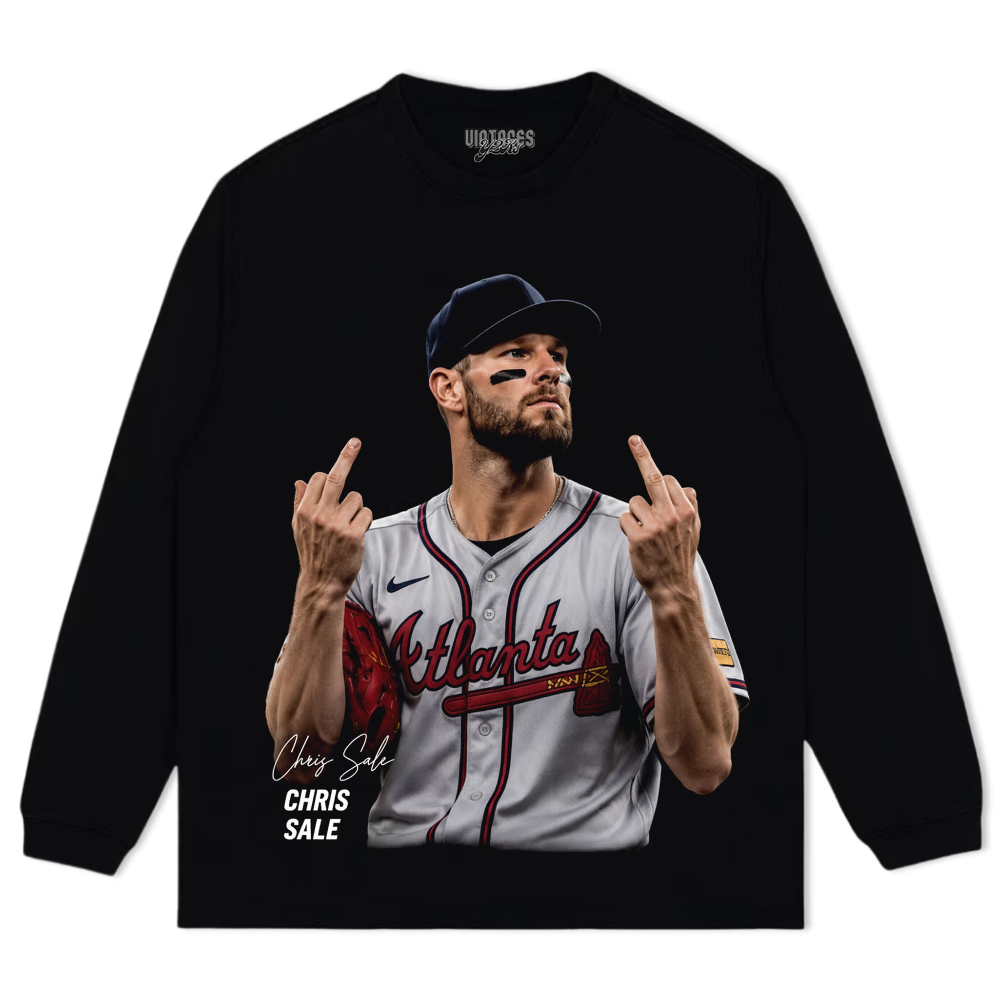 CHRIS SALE MIDDLE FINGER TANK TOP & TEE & LONG SLEEVE & LAYERED LS & HOODIE