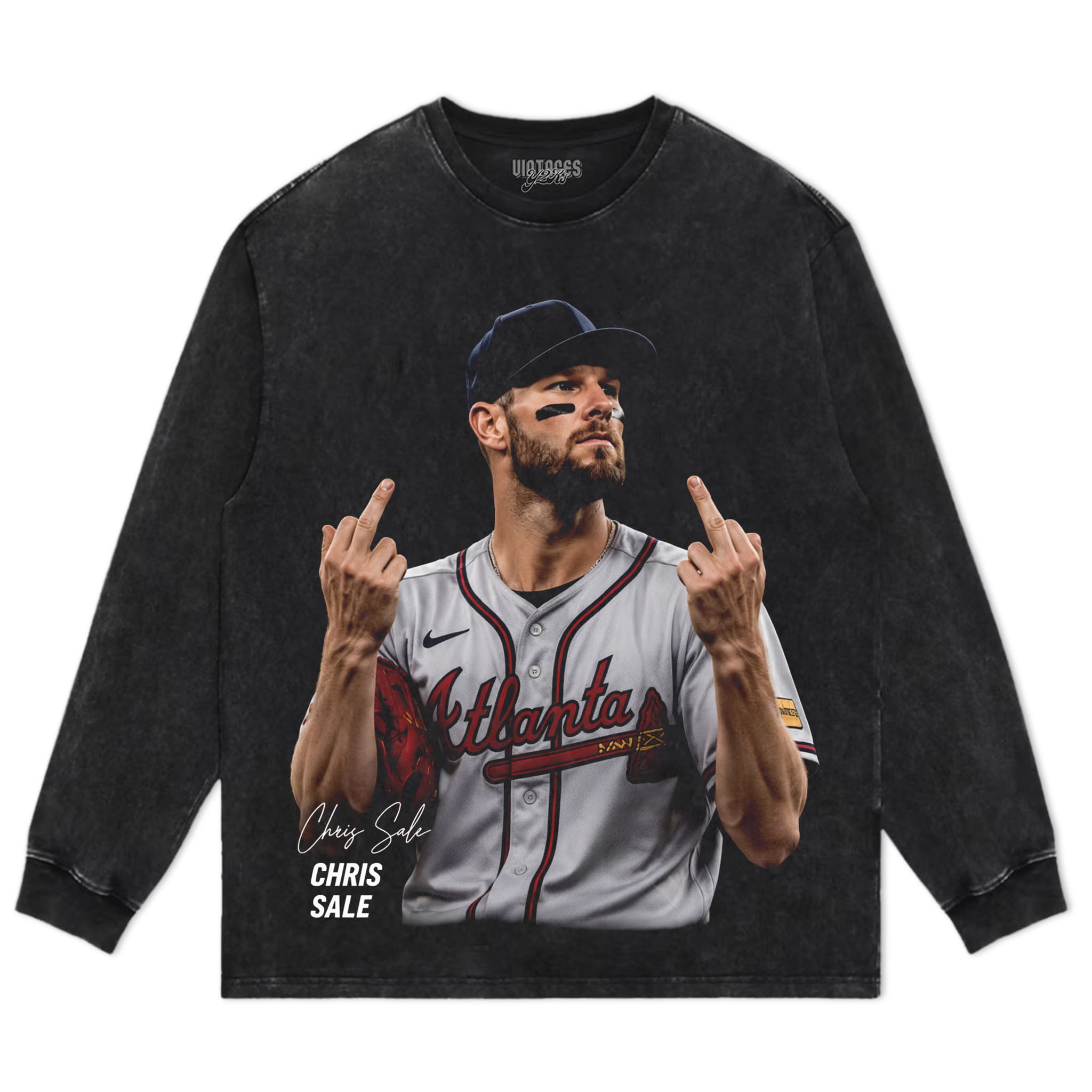 CHRIS SALE MIDDLE FINGER TANK TOP & TEE & LONG SLEEVE & LAYERED LS & HOODIE