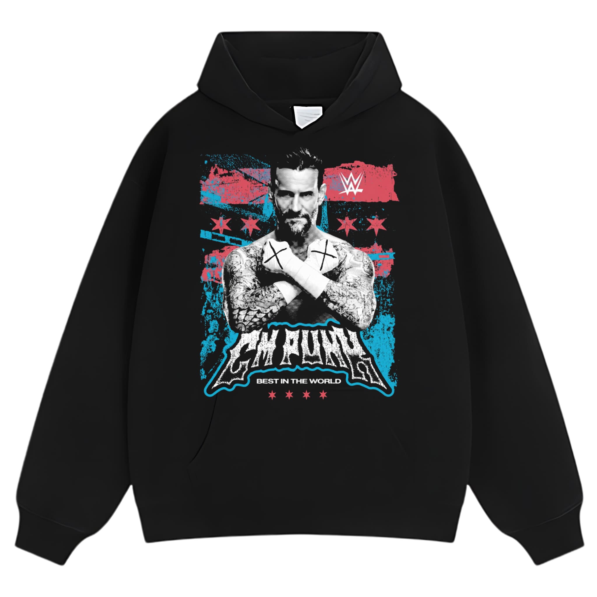 CM PUNK BEST IN THE WORLD RETRO GRUNGE TANK TOP & TEE & LONG SLEEVE & LAYERED LS & HOODIE