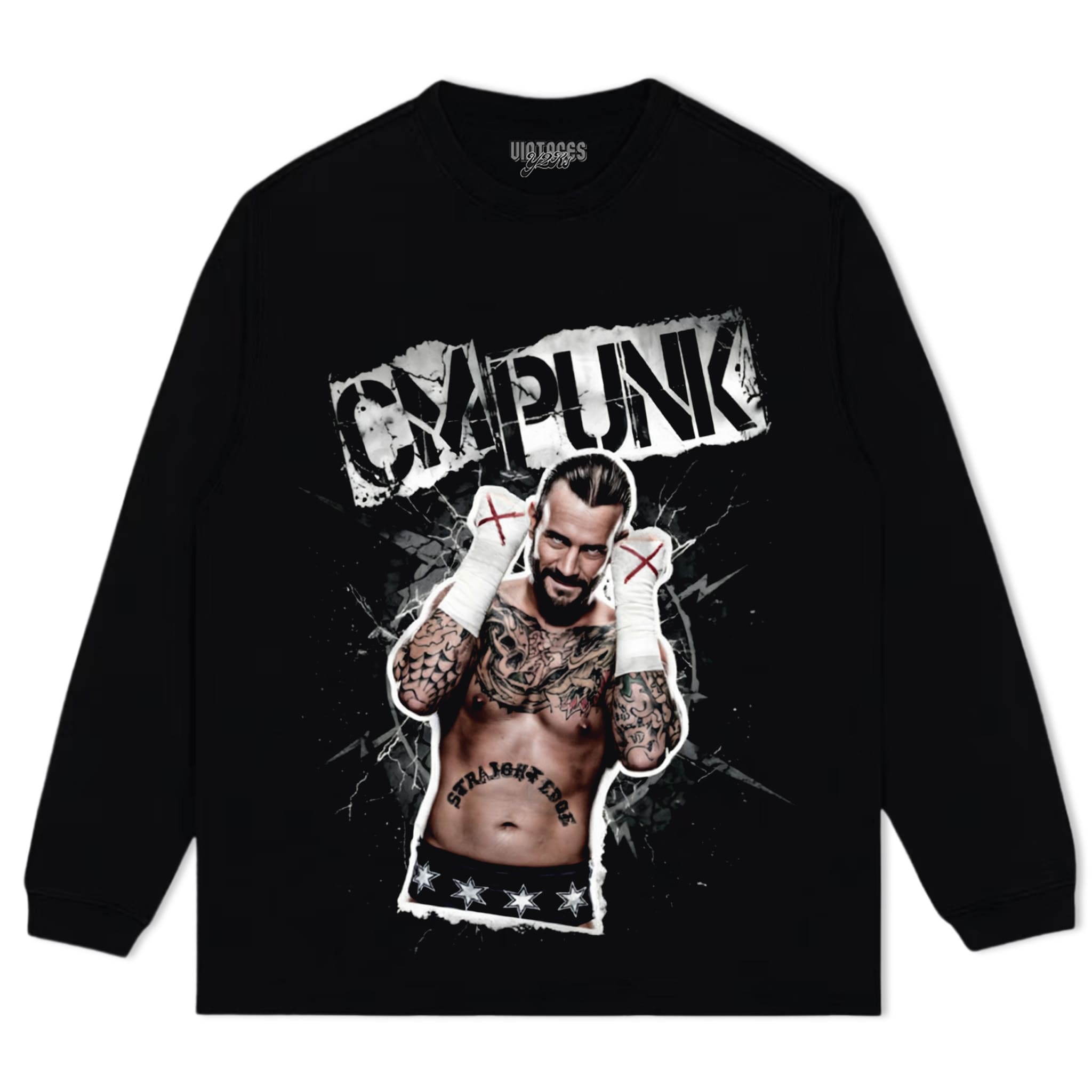CM PUNK BEST IN THE WORLD WWE PRO WRESTLING TANK TOP & TEE & LONG SLEEVE & LAYERED LS & HOODIE