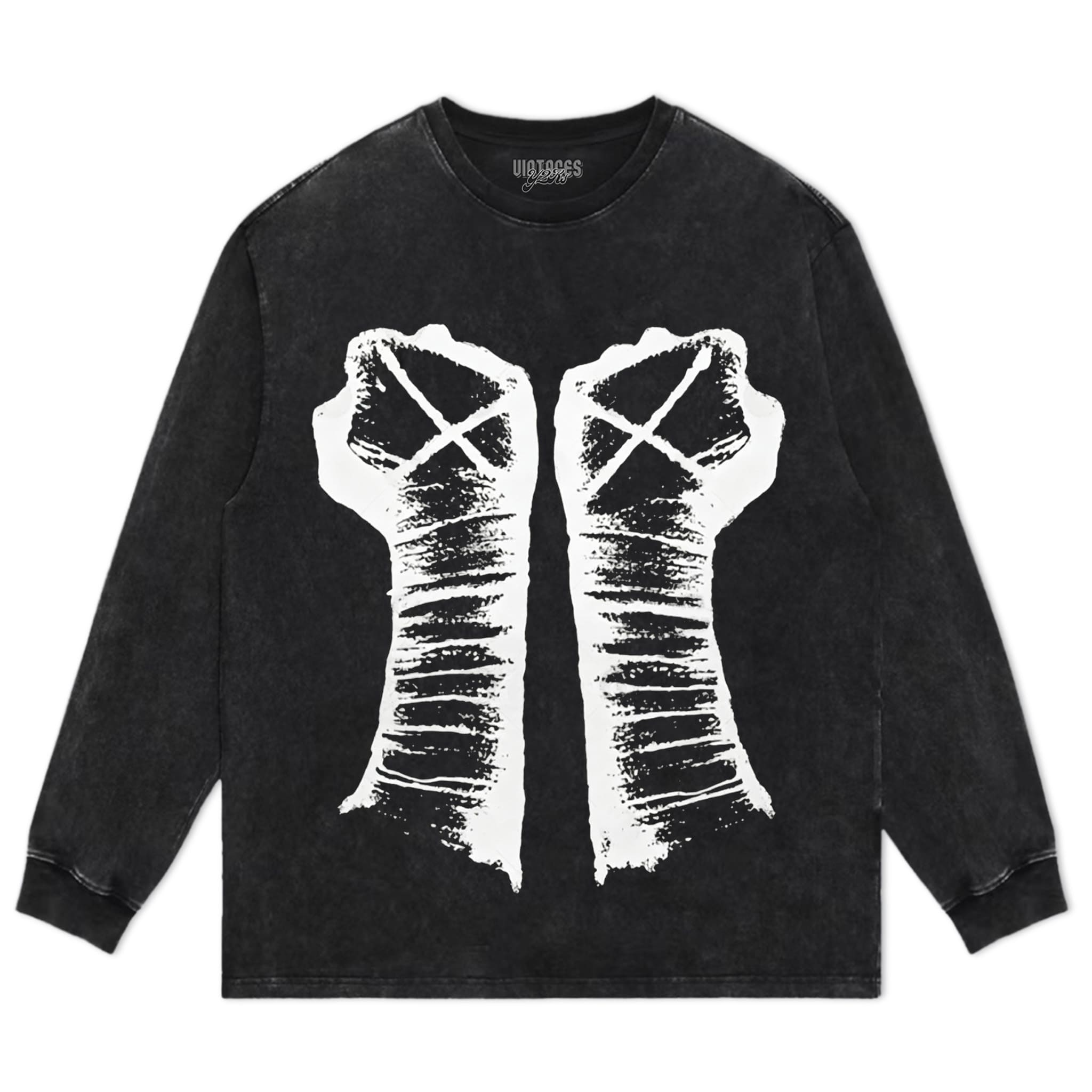 CM PUNK FISTS TANK TOP & TEE & LONG SLEEVE & LAYERED LS & HOODIE