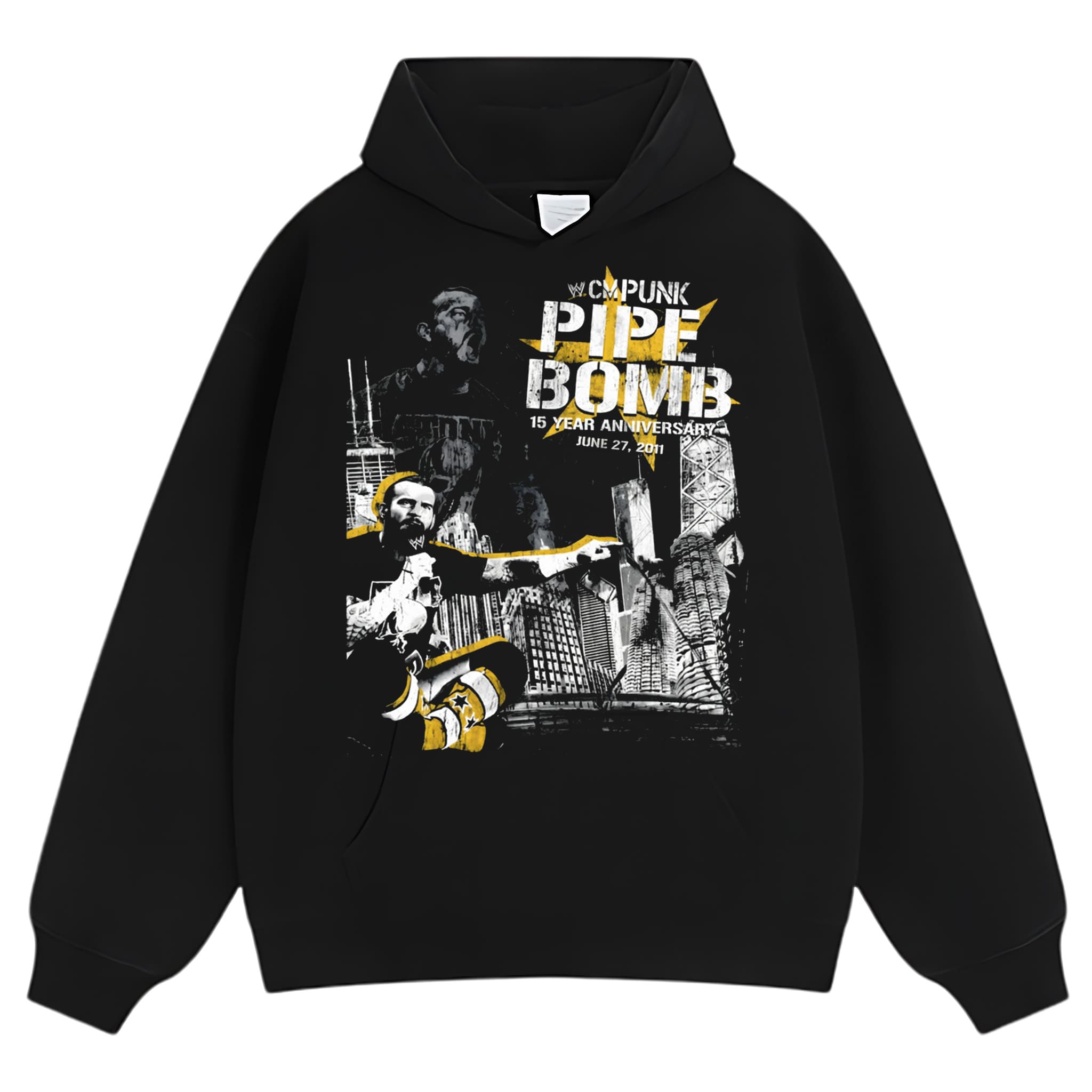 CM PUNK PIPE BOMB ANNIVERSARY WWE TANK TOP & TEE & LONG SLEEVE & LAYERED LS & HOODIE