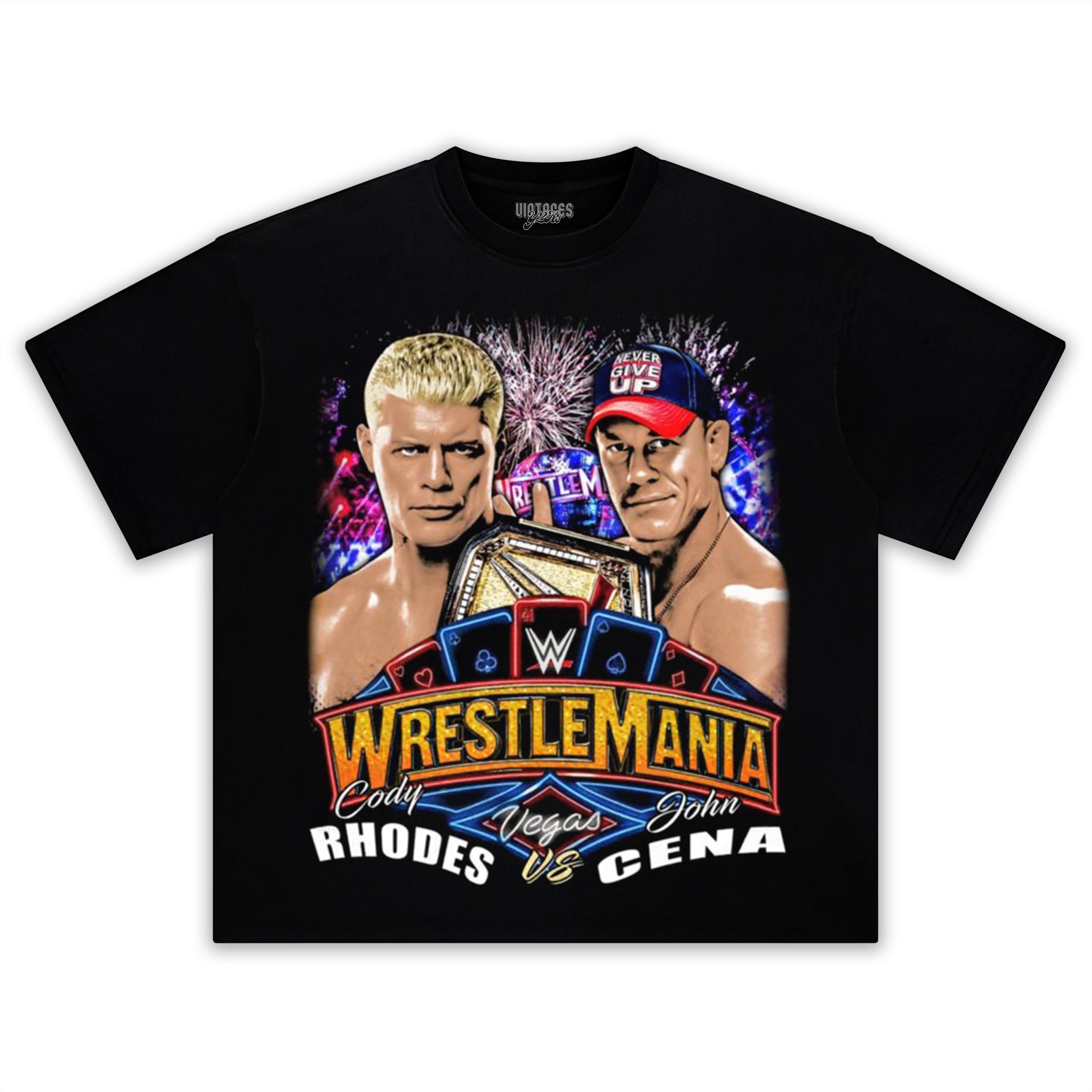 CODY RHODES VS JOHN CENA WRESTLEMANIA 41 TEE & LS & HOODIE