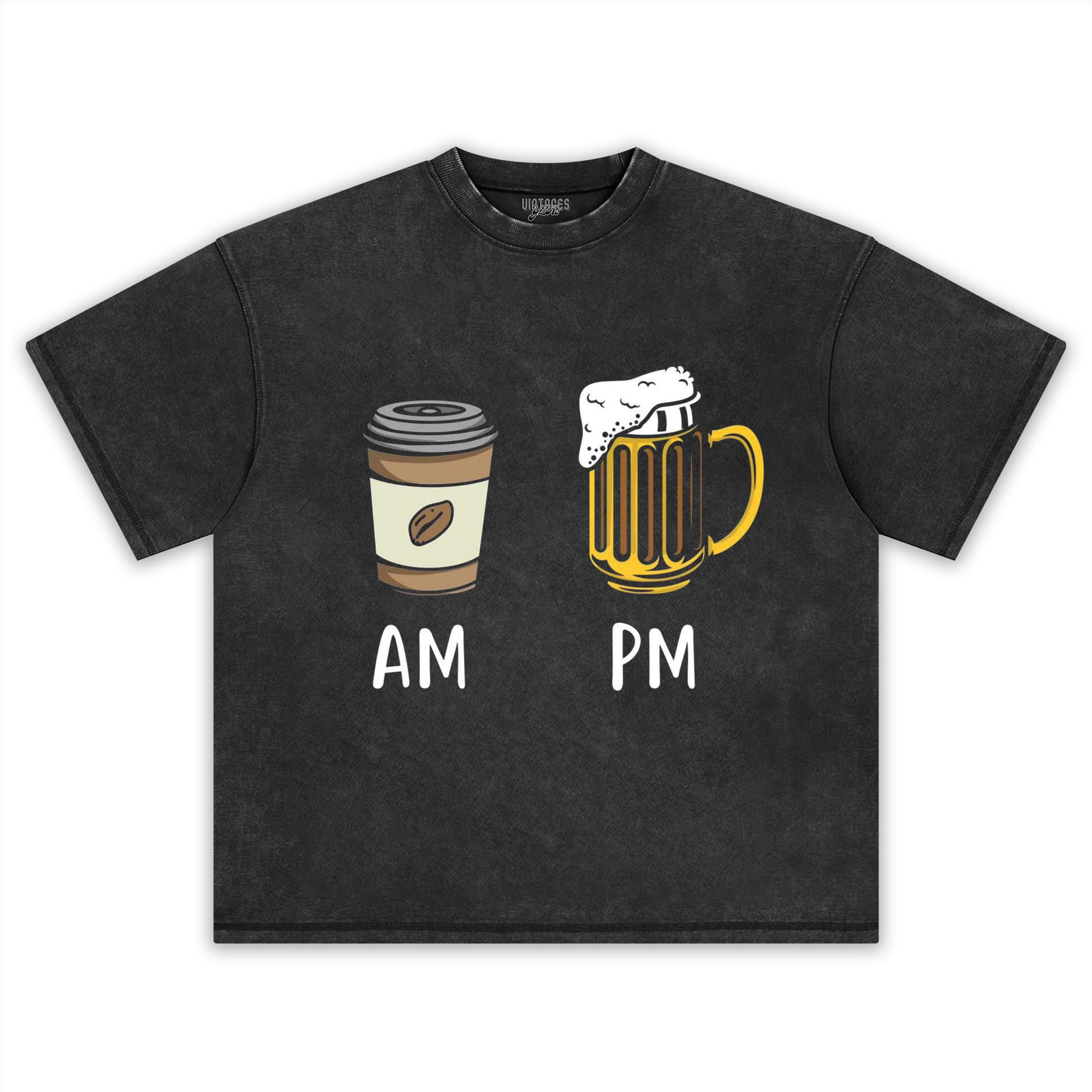 COFFEE IN THE MORNING, BEER IN THE EVENING. TANK TOP & TEE & LONG SLEEVE & LAYERED LS & HOODIE