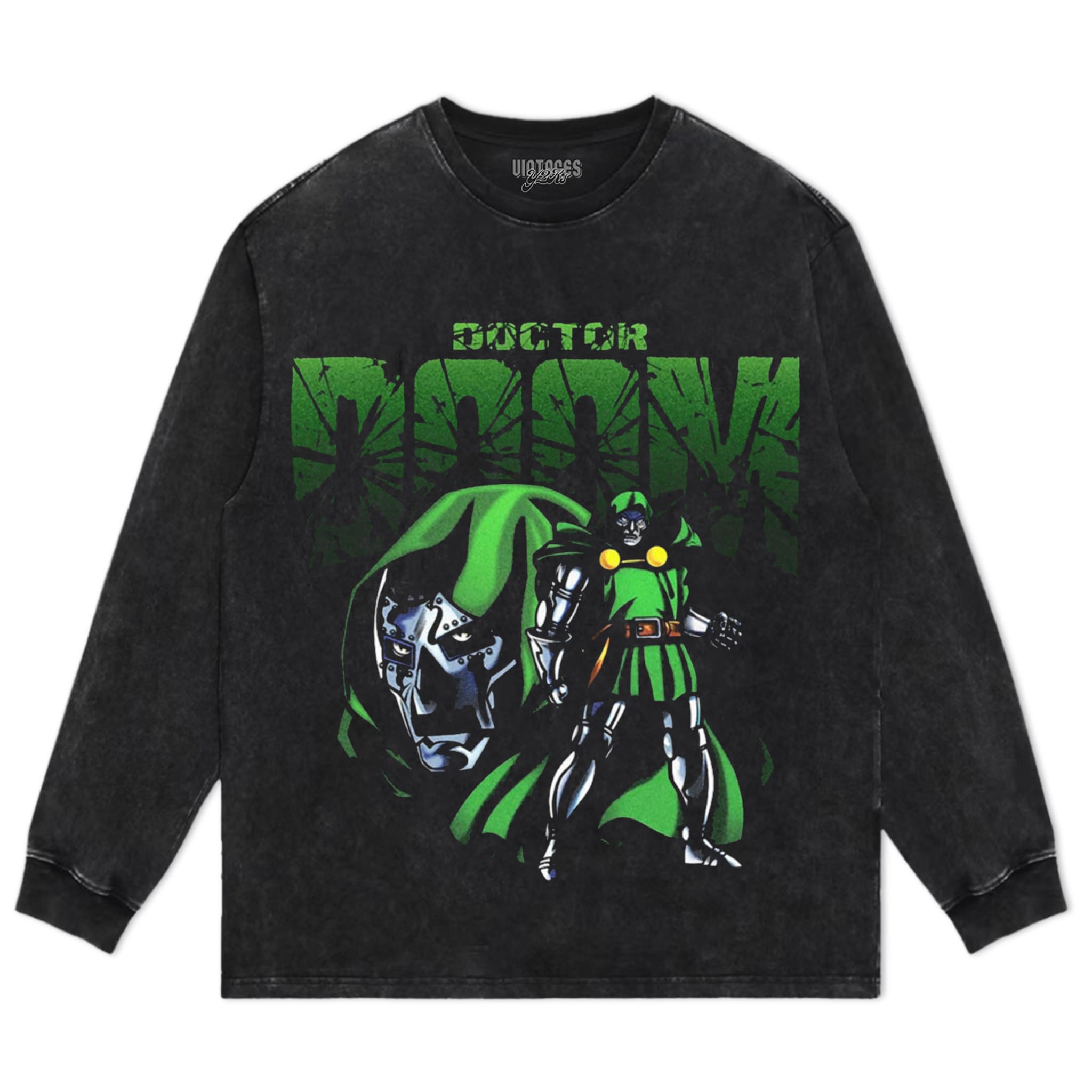 COMIC DR DOOM ARMORED TANK TOP & TEE & LONG SLEEVE & LAYERED LS & HOODIE