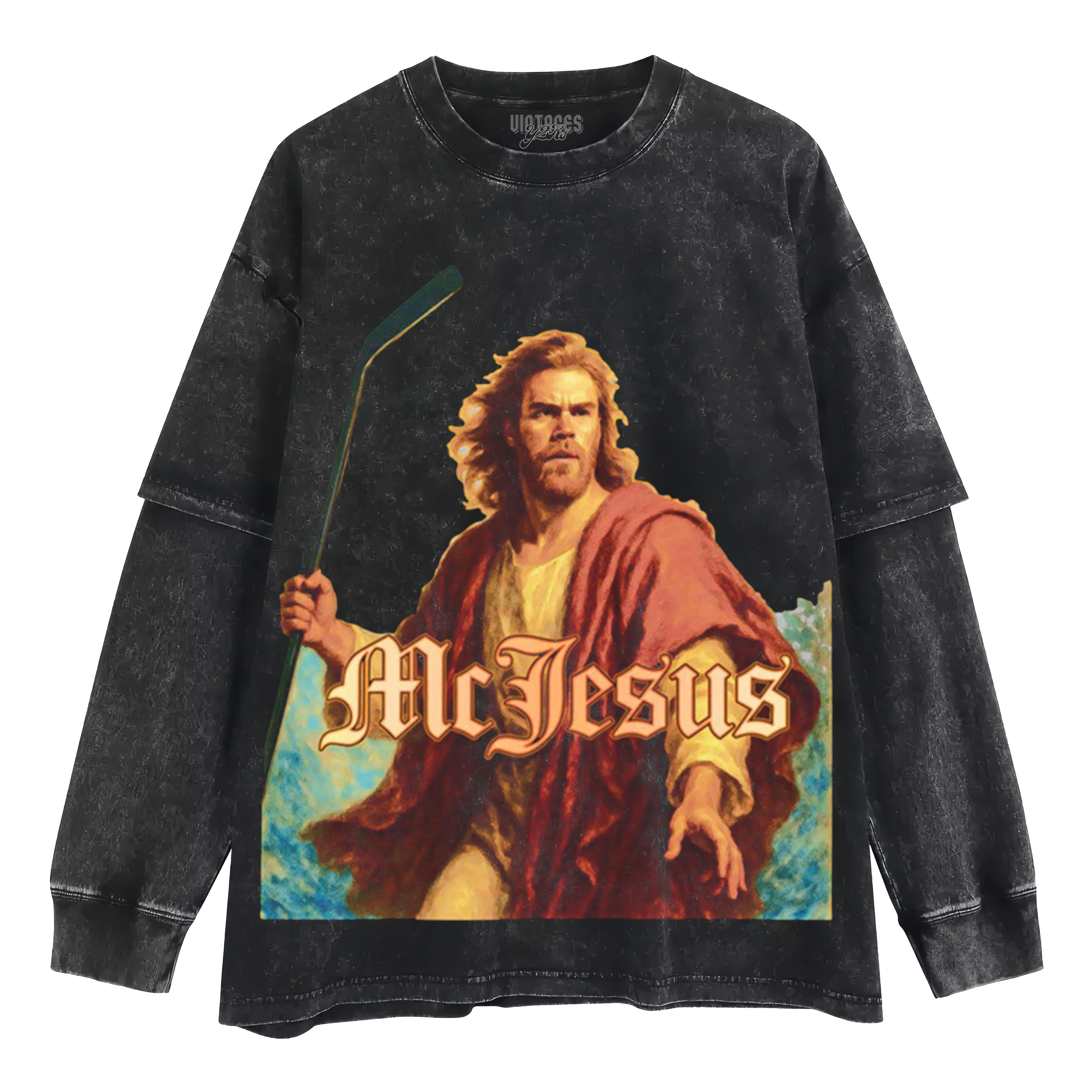 CONNOR MCJESUS EDMONTON OILERS HOCKEY FUNNY LAYERED LONG SLEEVE