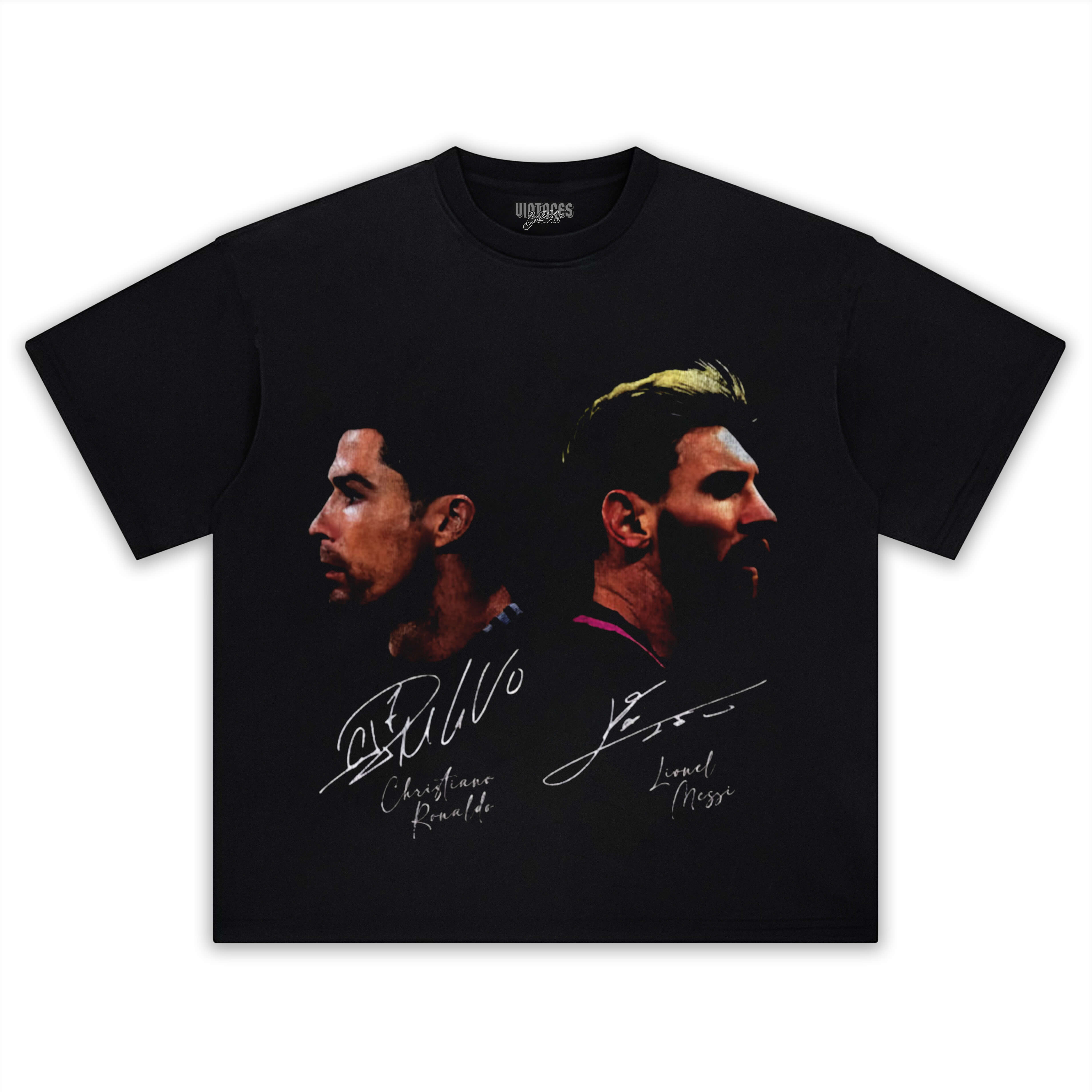 CRISTIANO RONALDO & LIONEL MESSI SIGNATURE TEE & LS & HOODIE