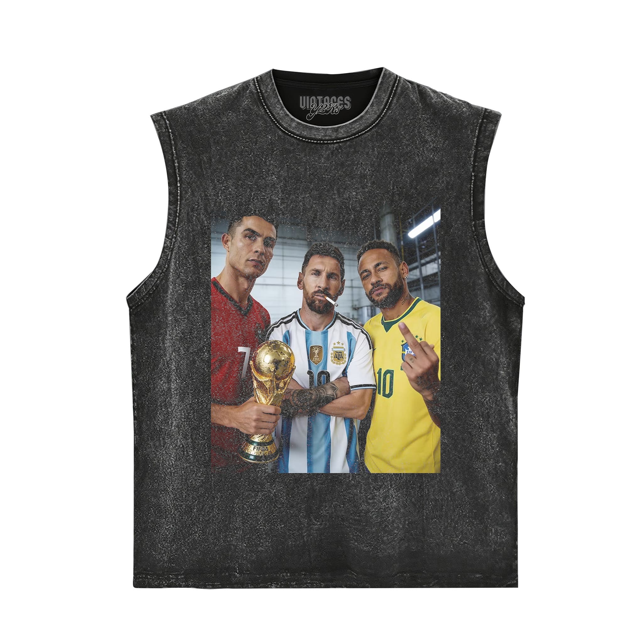 CRISTIANO RONALDO & LIONEL MESSI & NEYMAR JR. TANK TOP & TEE & LONG SLEEVE & LAYERED LS & HOODIE