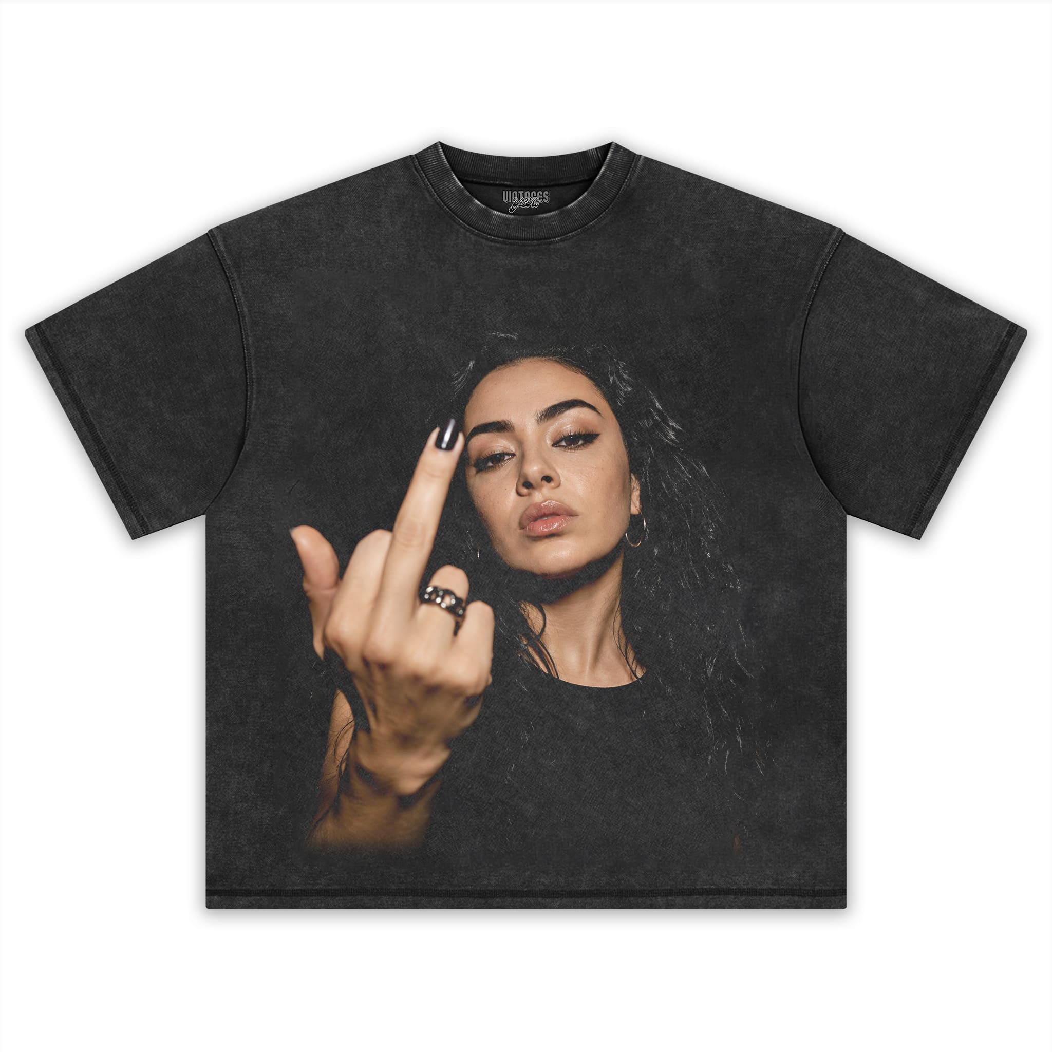 Charli XCX MIDDLE FINGER V2 TANK TOP & TEE & LONG SLEEVE & LAYERED LS & HOODIE