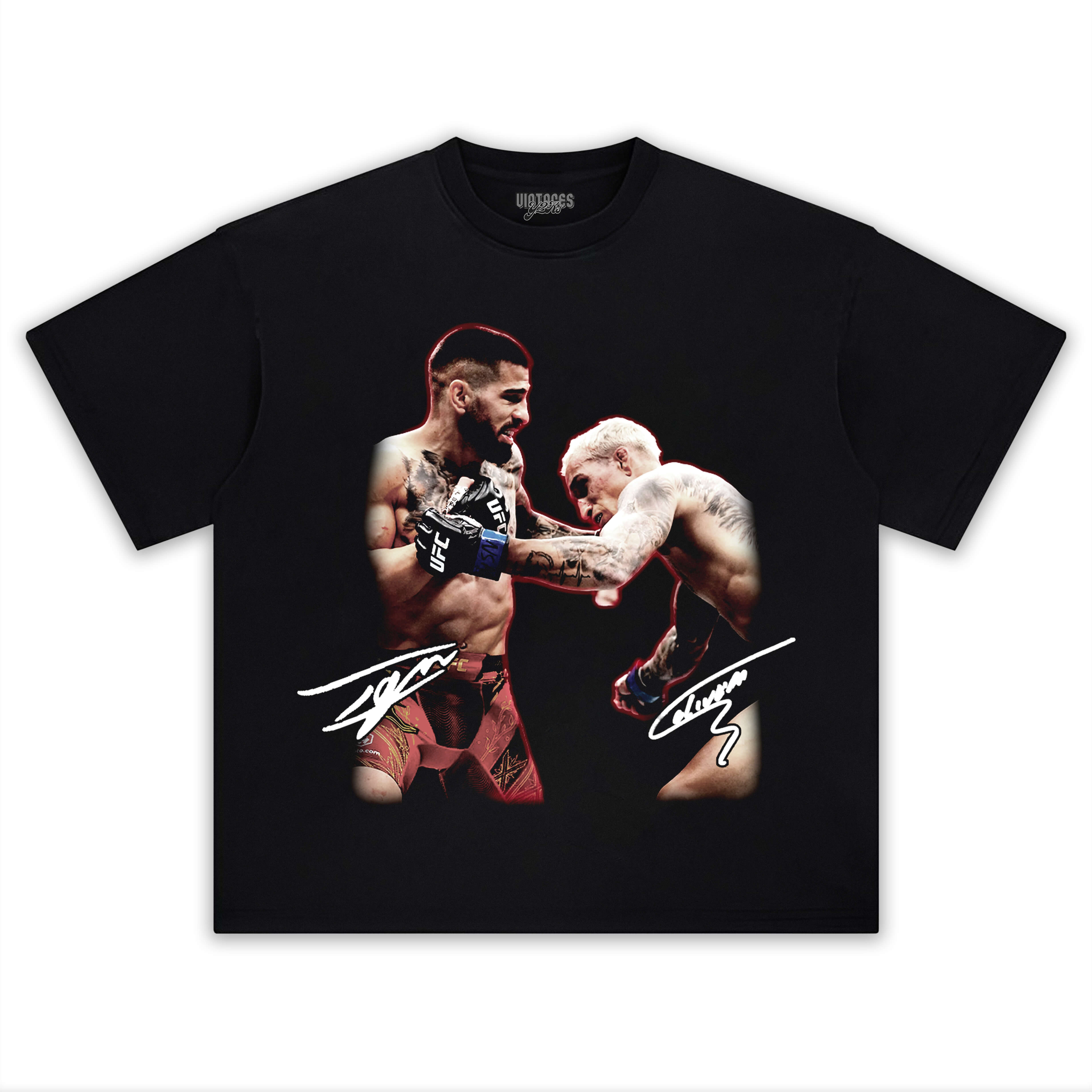 Copy ILIA TOPURIA & CHARLES OLIVEIRA TEE