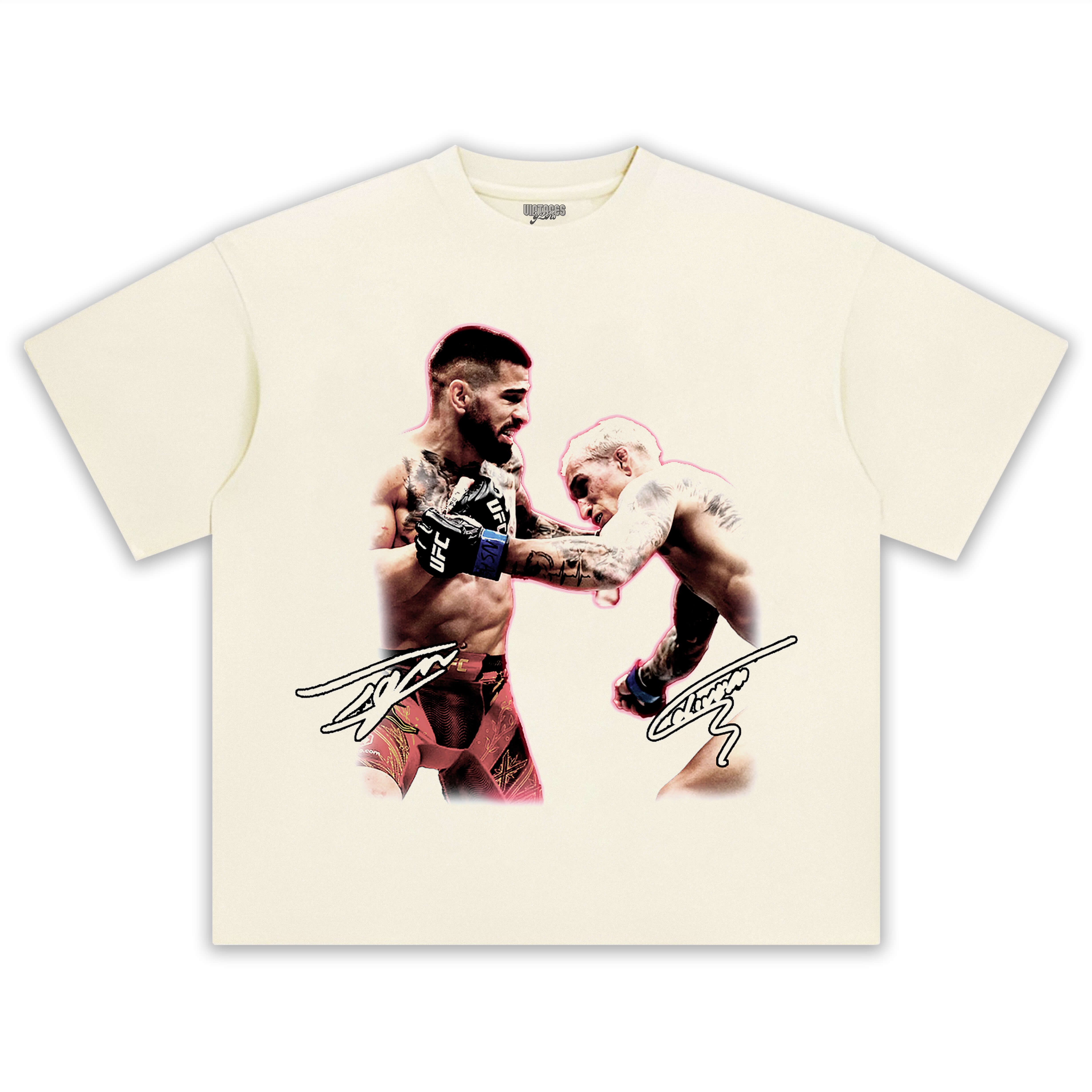 Copy ILIA TOPURIA & CHARLES OLIVEIRA TEE