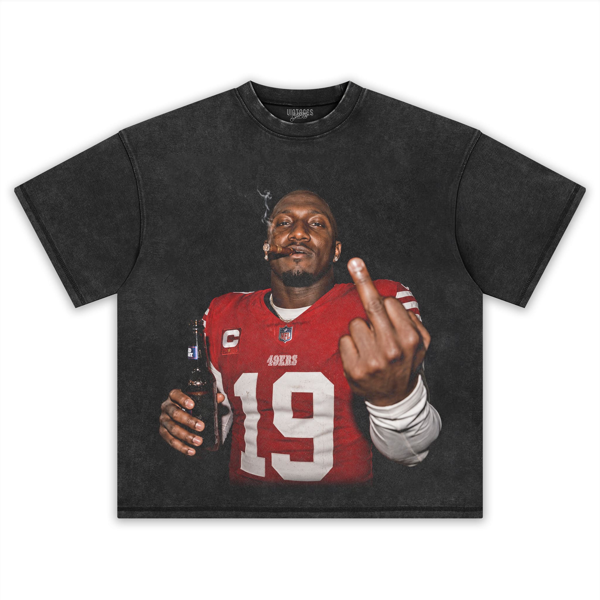 DEEBO SAMUEL - MIDDLE FINGER TANK TOP & TEE & LONG SLEEVE & LAYERED LS & HOODIE