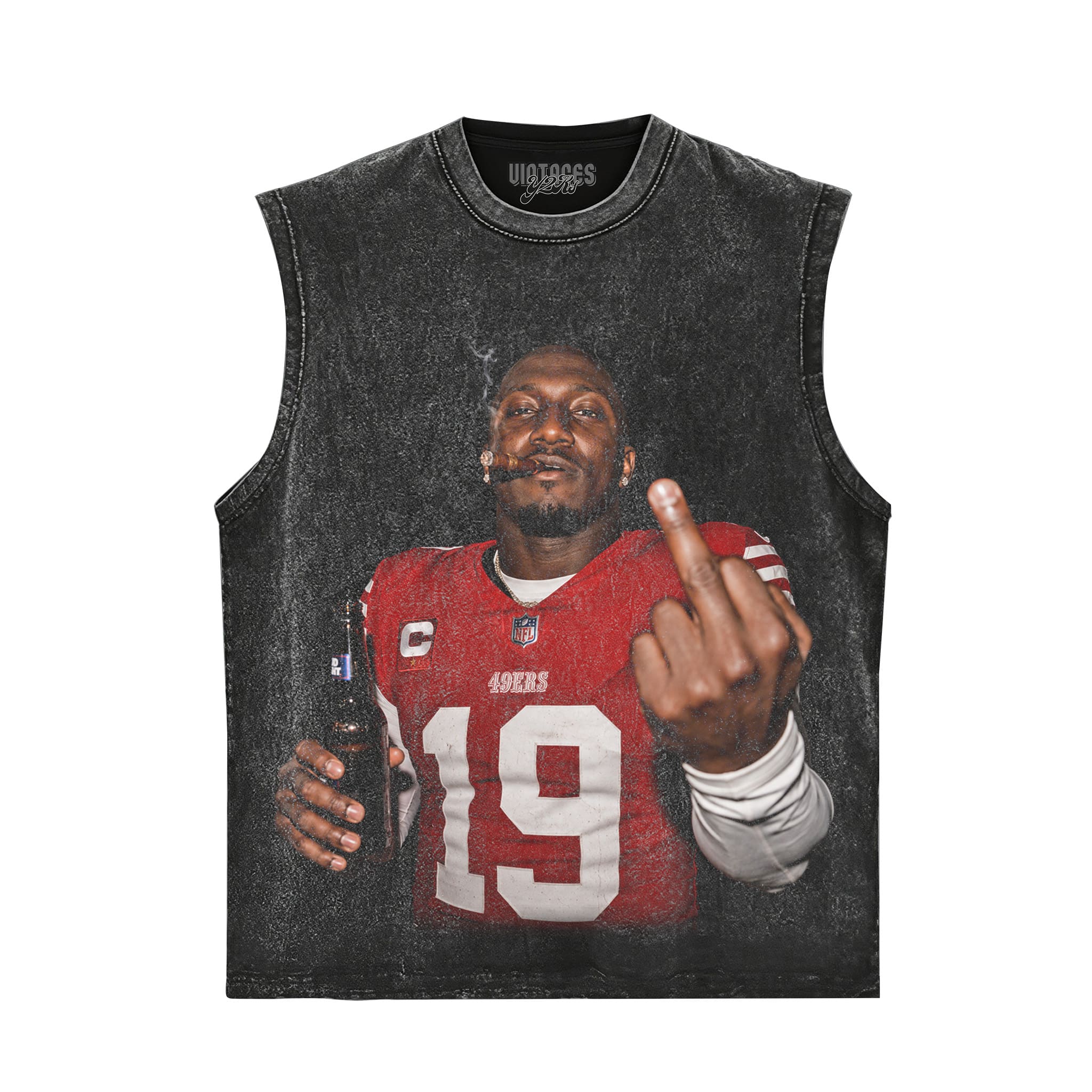 DEEBO SAMUEL - MIDDLE FINGER TANK TOP & TEE & LONG SLEEVE & LAYERED LS & HOODIE