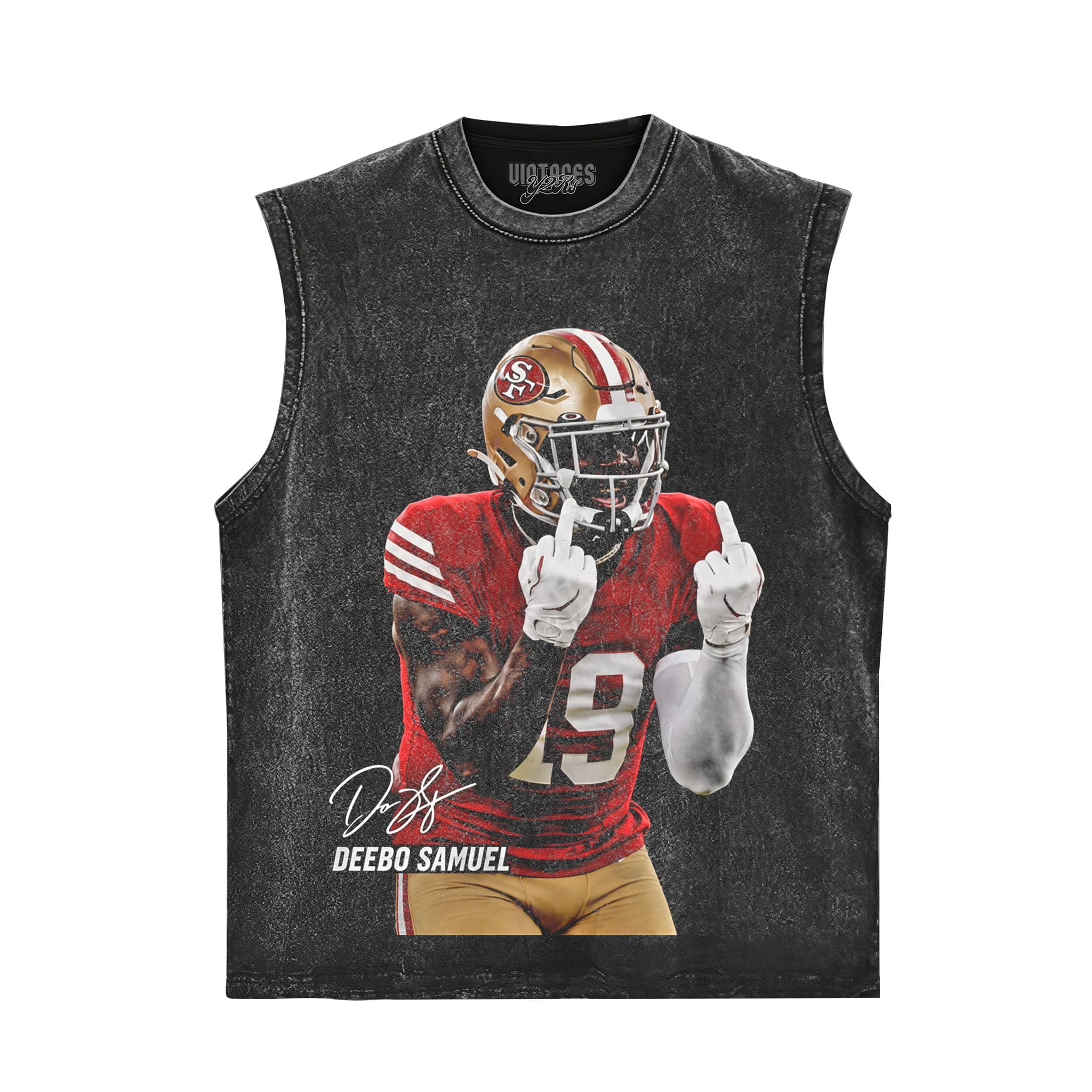 DEEBO SAMUEL - MIDDLE FINGER V3 TANK TOP & TEE & LONG SLEEVE & LAYERED LS & HOODIE