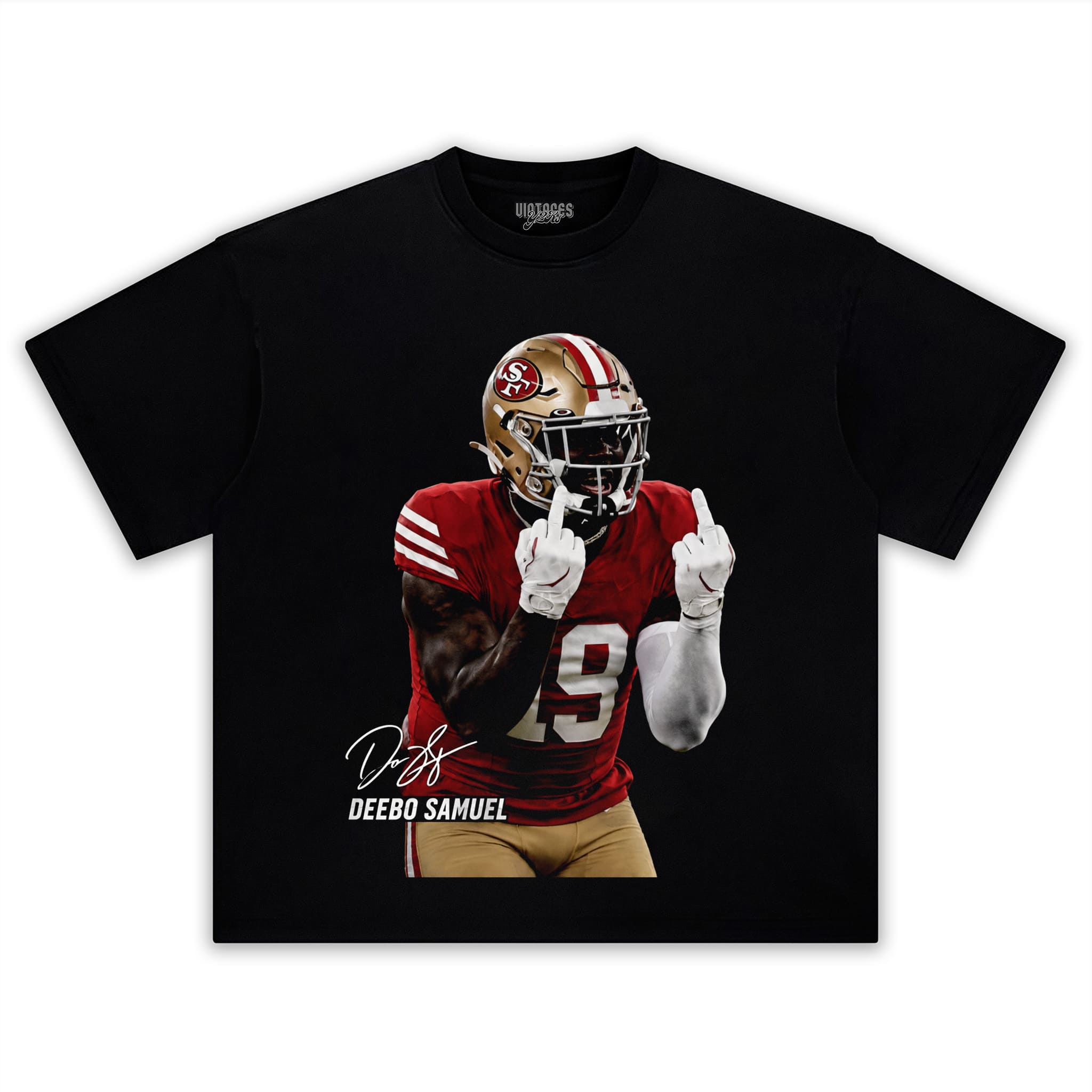 DEEBO SAMUEL - MIDDLE FINGER V3 TANK TOP & TEE & LONG SLEEVE & LAYERED LS & HOODIE