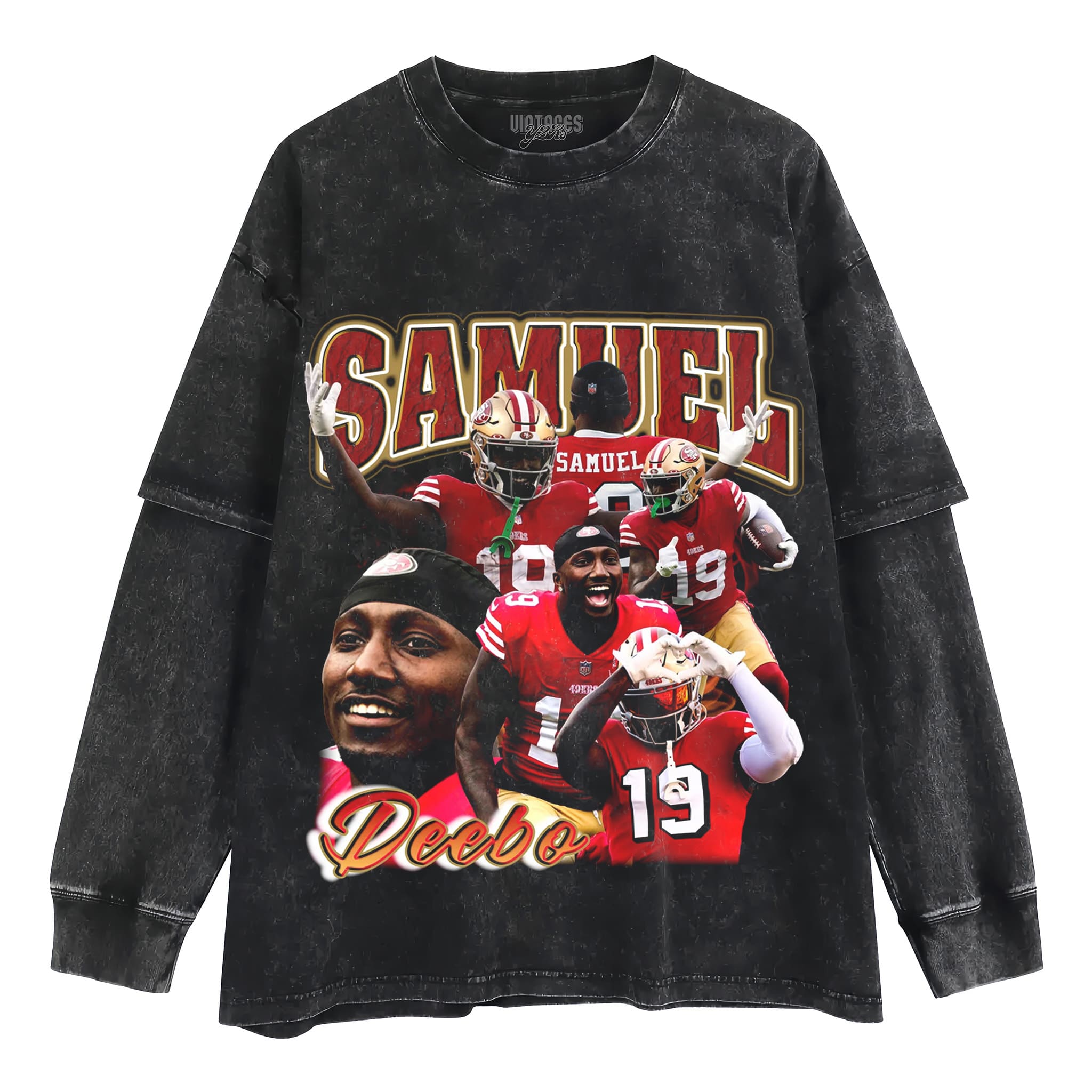DEEBO SAMUEL VINTAGE 49ERS TANK TOP & TEE & LONG SLEEVE & LAYERED LS & HOODIE