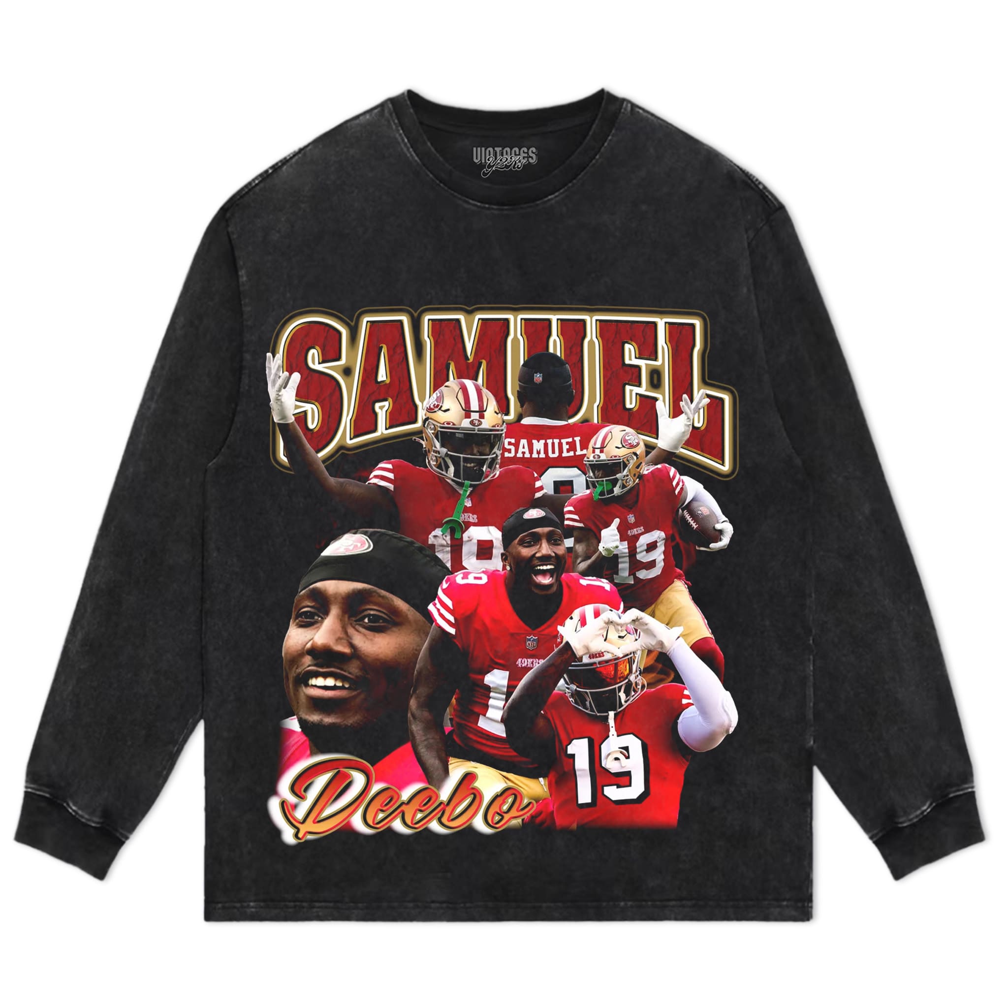 DEEBO SAMUEL VINTAGE 49ERS TANK TOP & TEE & LONG SLEEVE & LAYERED LS & HOODIE