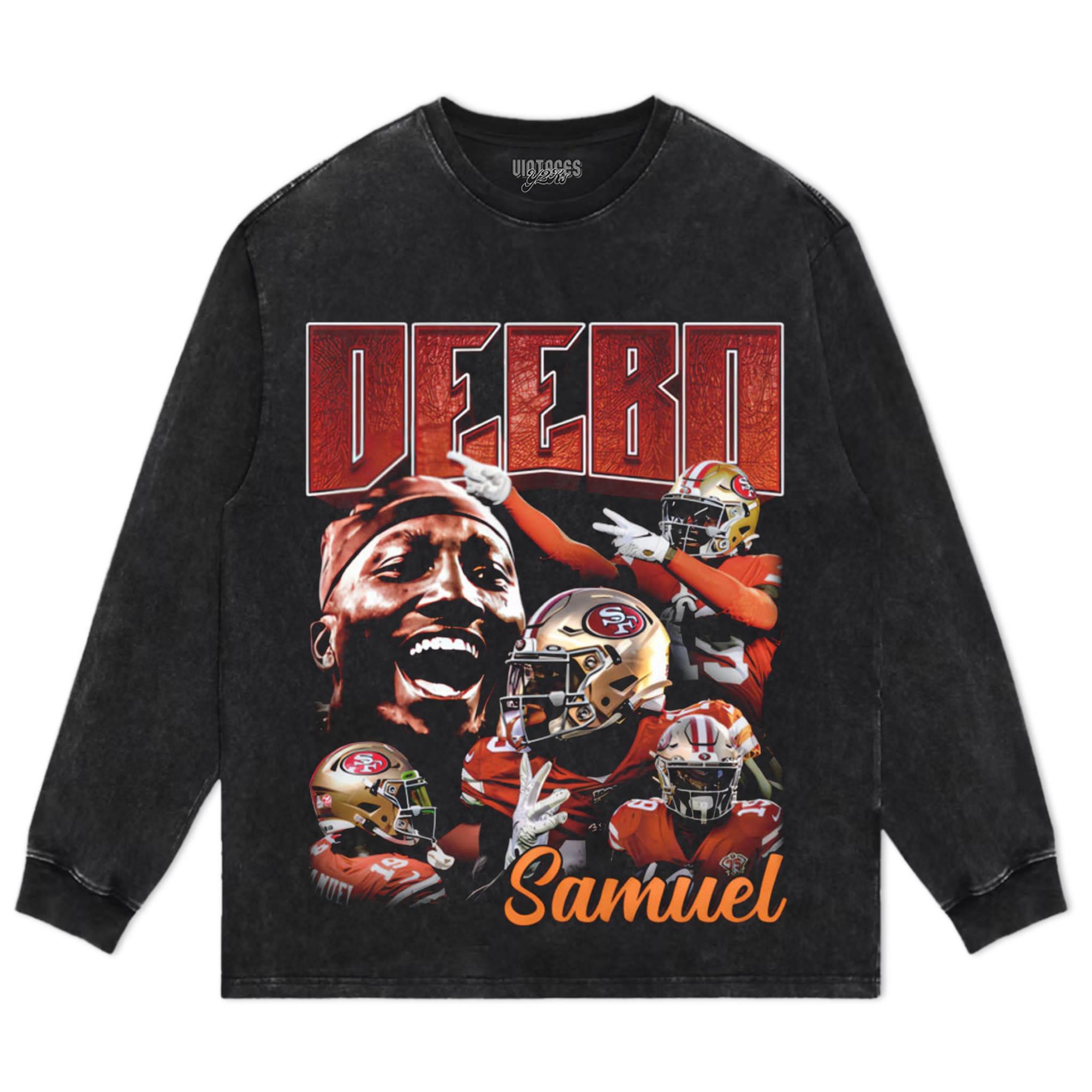 DEEBO SAMUEL 49ERS VINTAGE TANK TOP & TEE & LONG SLEEVE & LAYERED LS & HOODIE