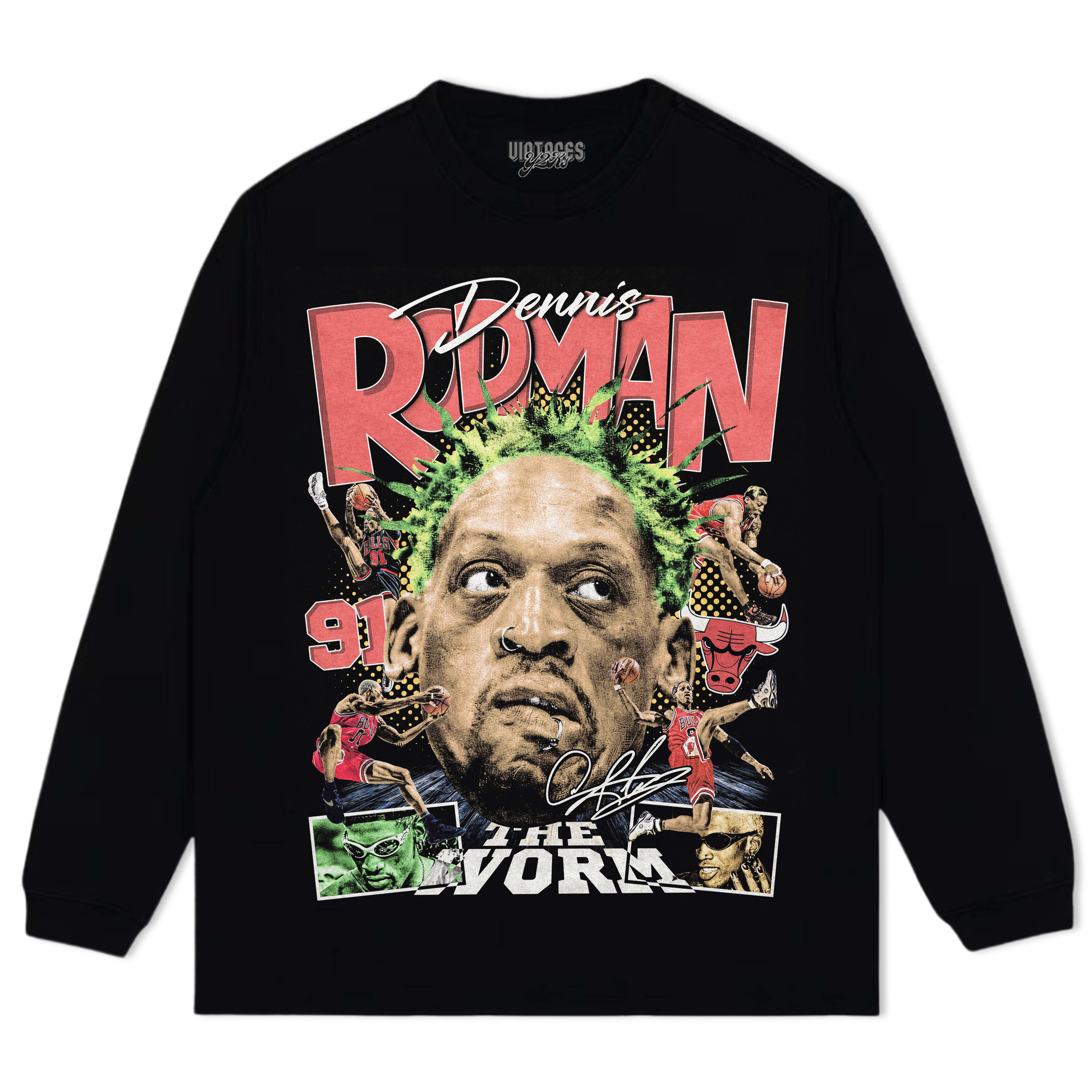 DENNIS RODMAN TEE & LS & HOODIE