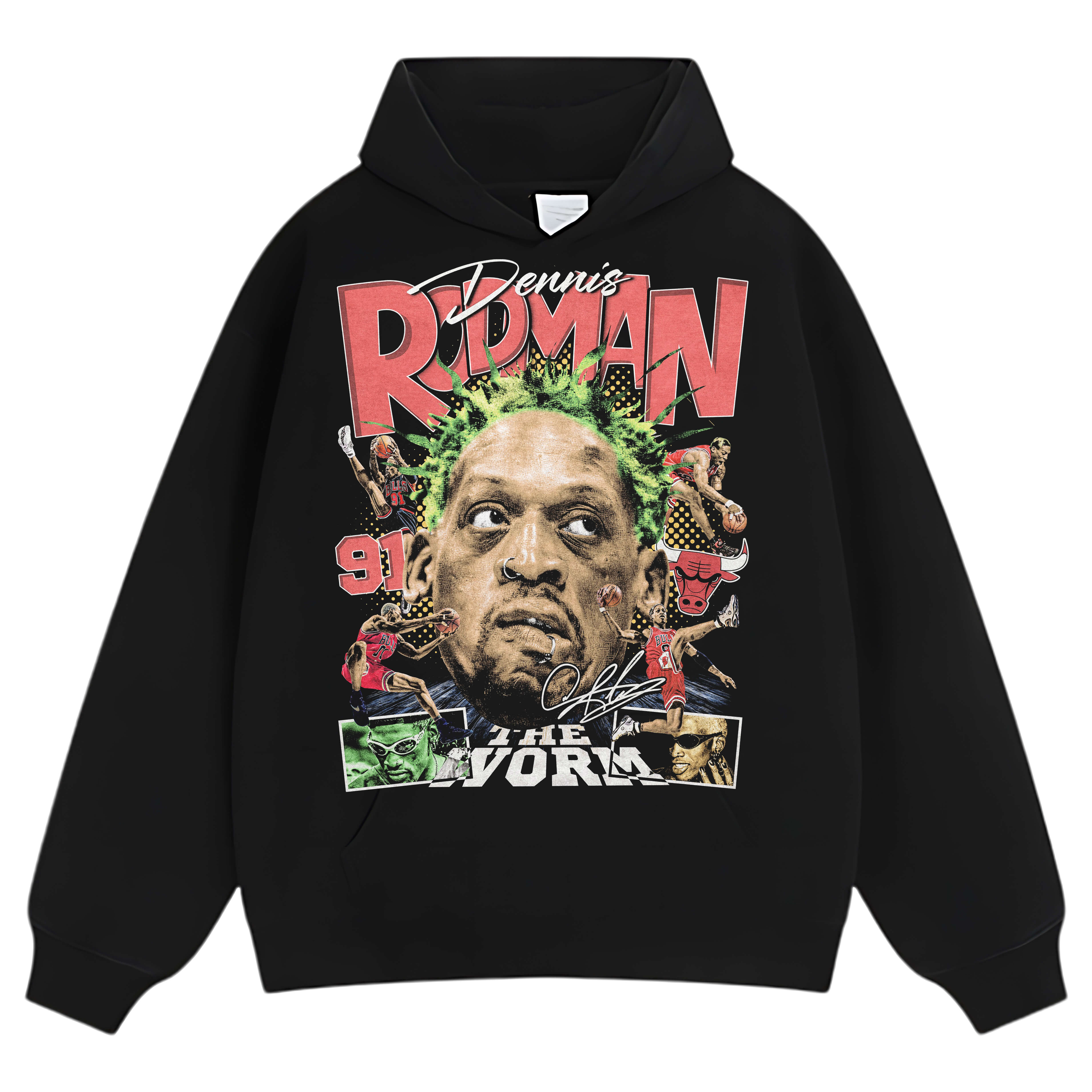 DENNIS RODMAN TEE & LS & HOODIE