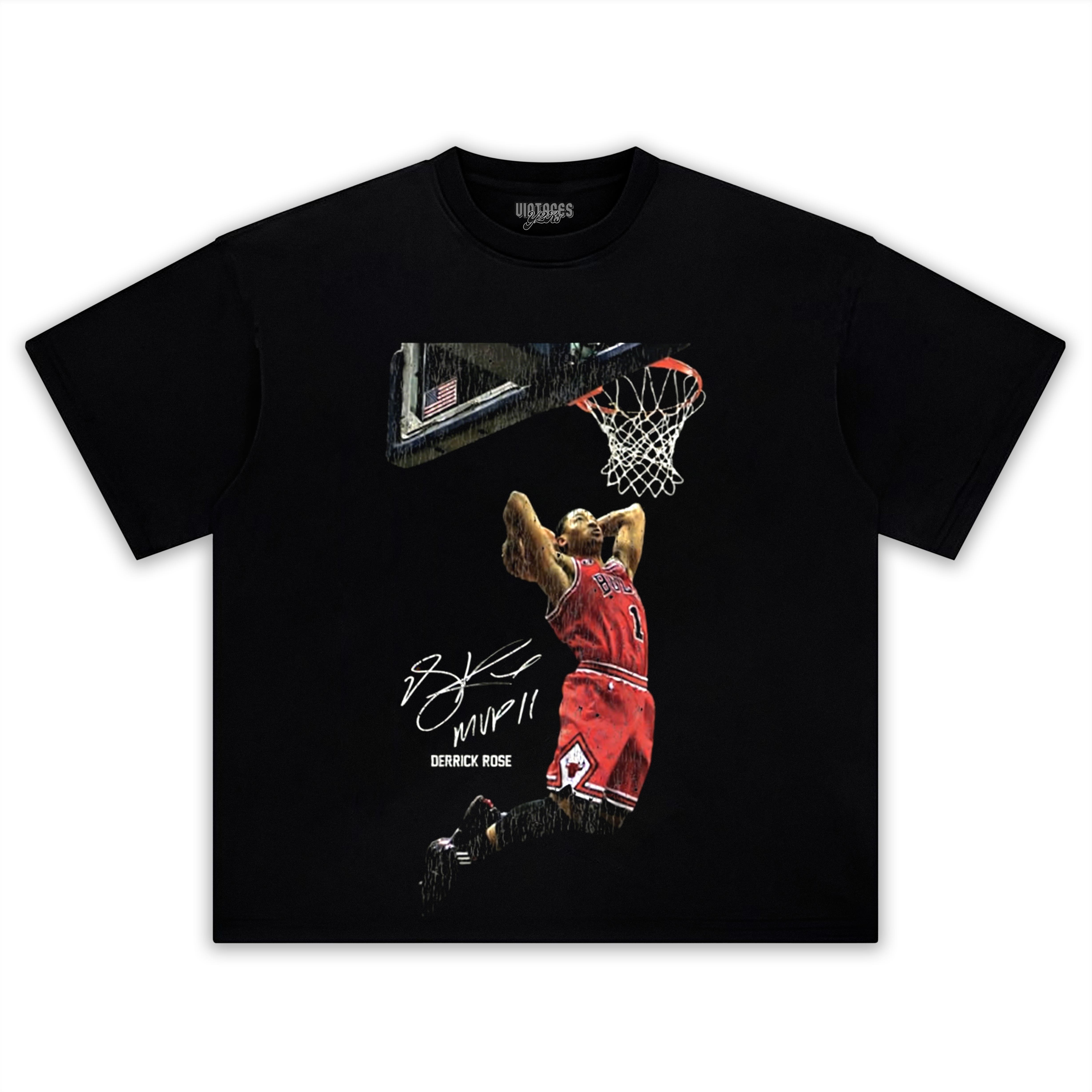 DERRICK ROSE VINTAGE TEE & LS & HOODIE