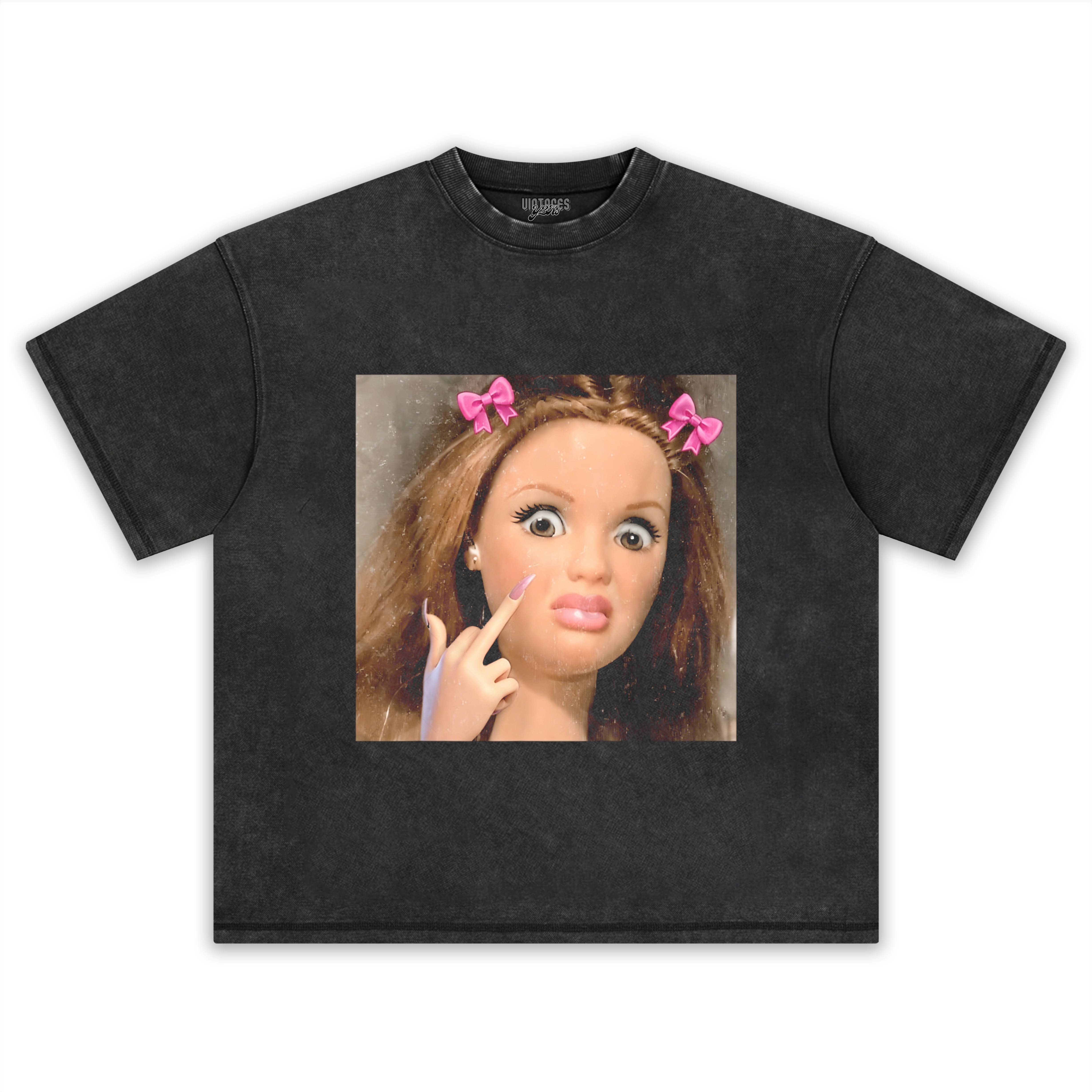 DISGUSTED DOLL MEME FACE TANK TOP & TEE & LONG SLEEVE & LAYERED LS & HOODIE