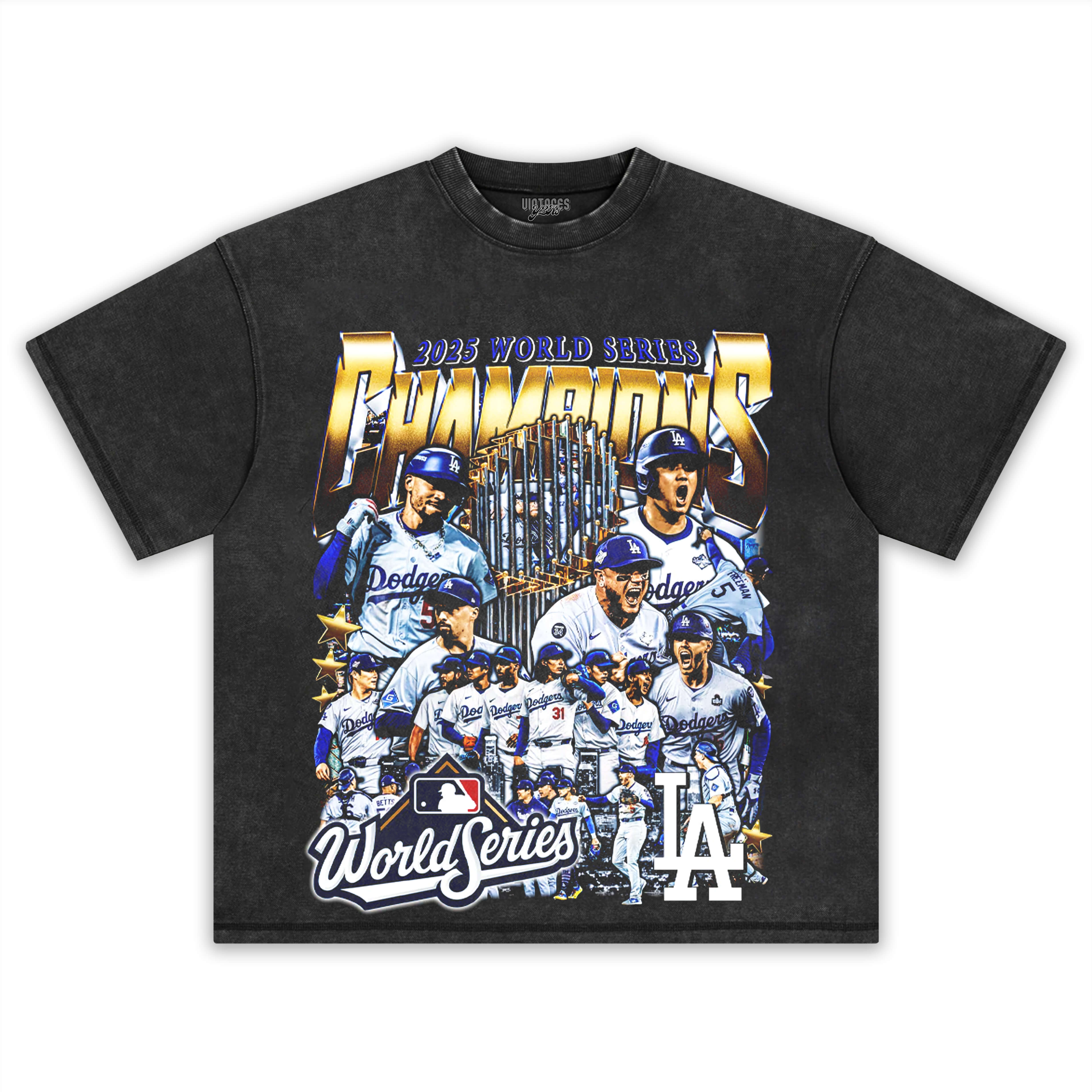 DODGERS & WORLD SERIES CHAMPS TEE & LS & HOODIE