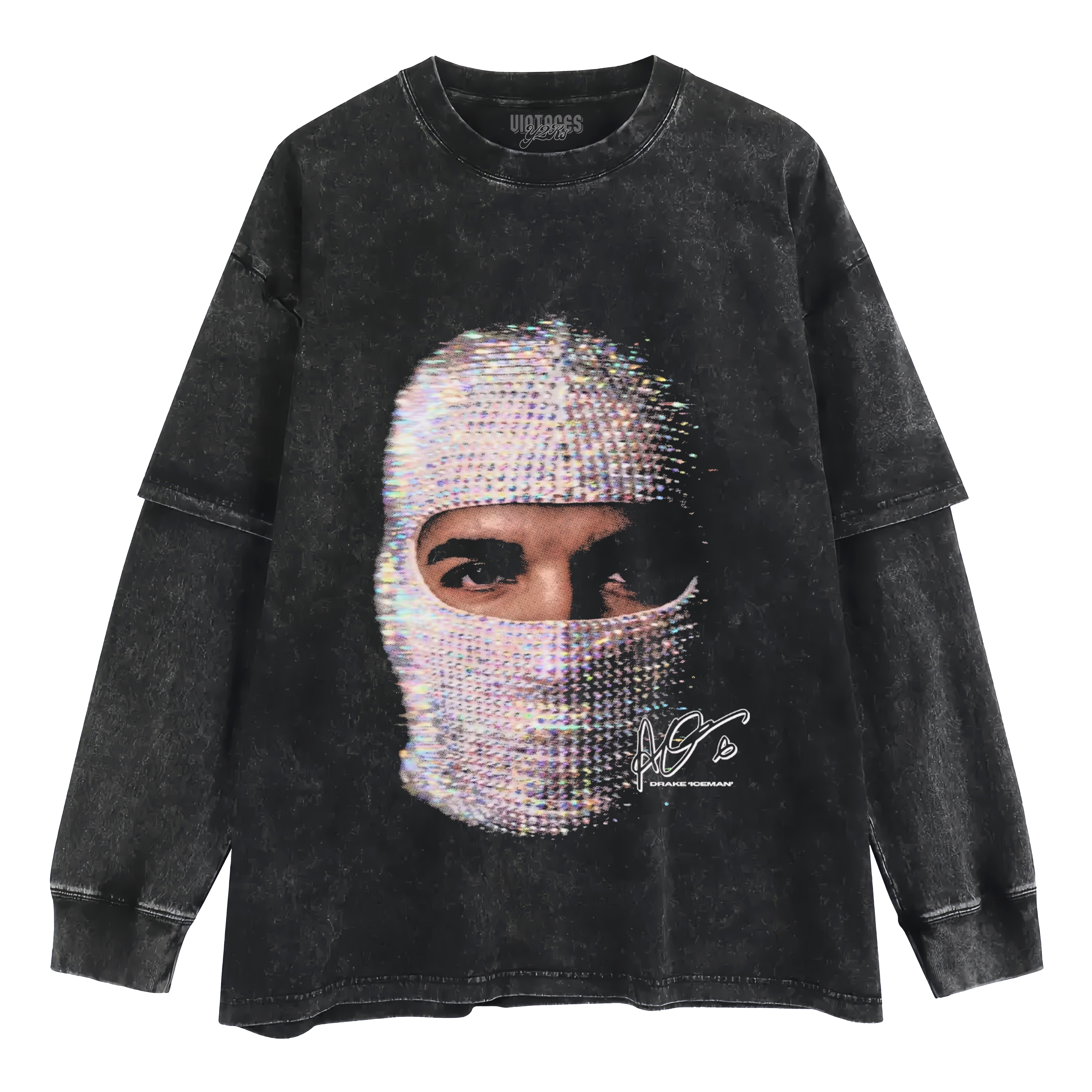 DRAKE ICEMAN MASK TANK TOP & TEE & LONG SLEEVE & LAYERED LS & HOODIE