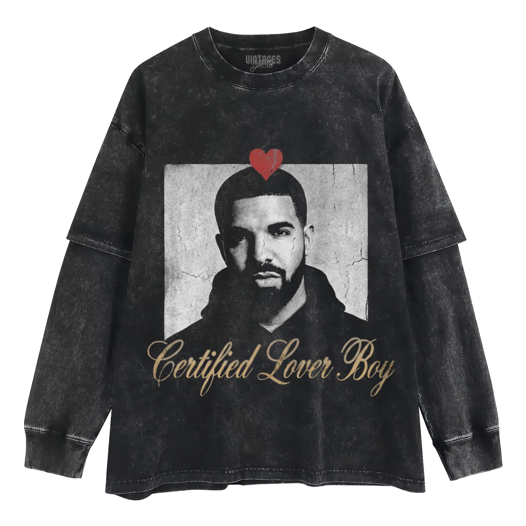 DRAKE - CERTIFIED LOVE BOY TANK TOP & TEE & LONG SLEEVE & LAYERED LS & HOODIE