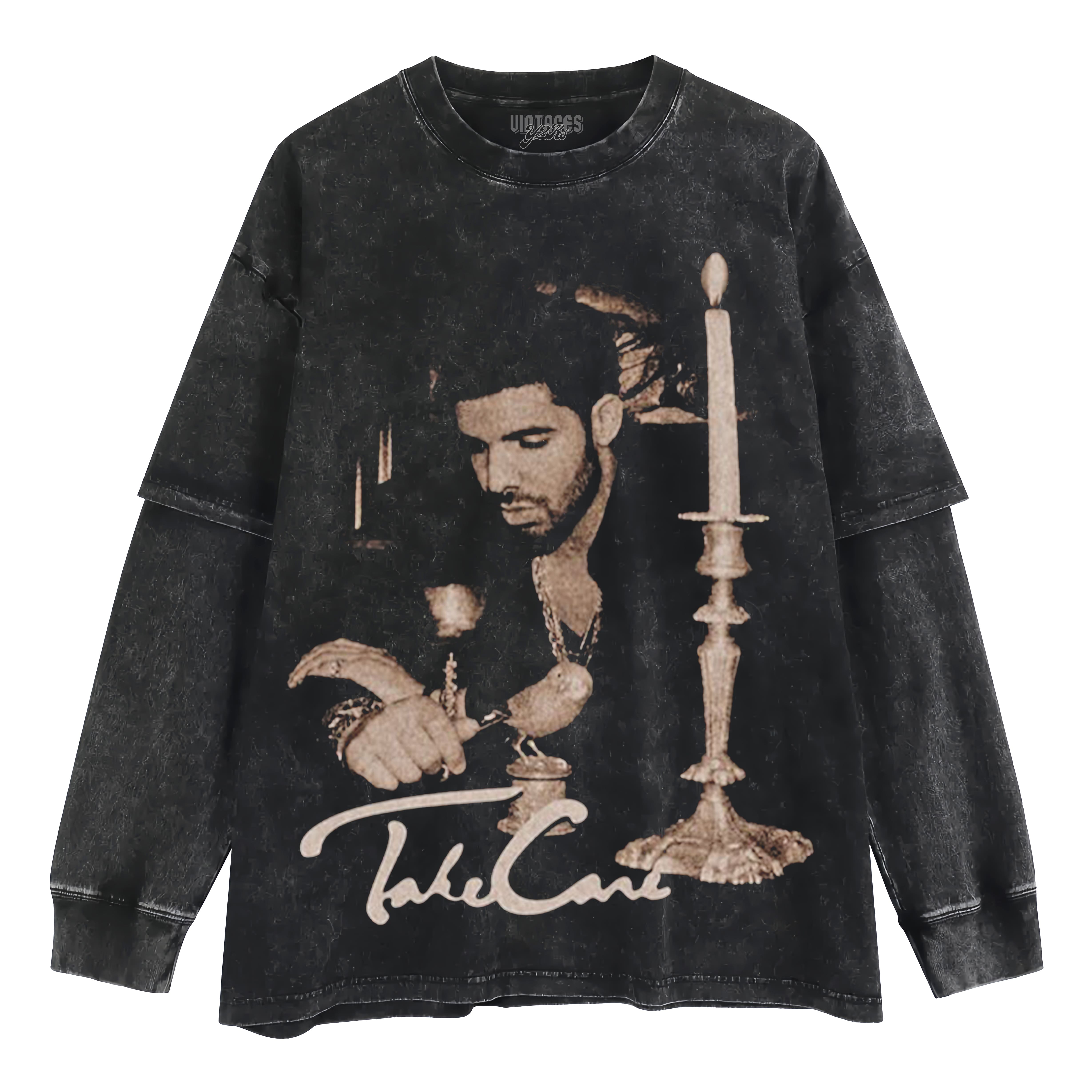 DRAKE - TAKE CARE. TANK TOP & TEE & LONG SLEEVE & LAYERED LS & HOODIE