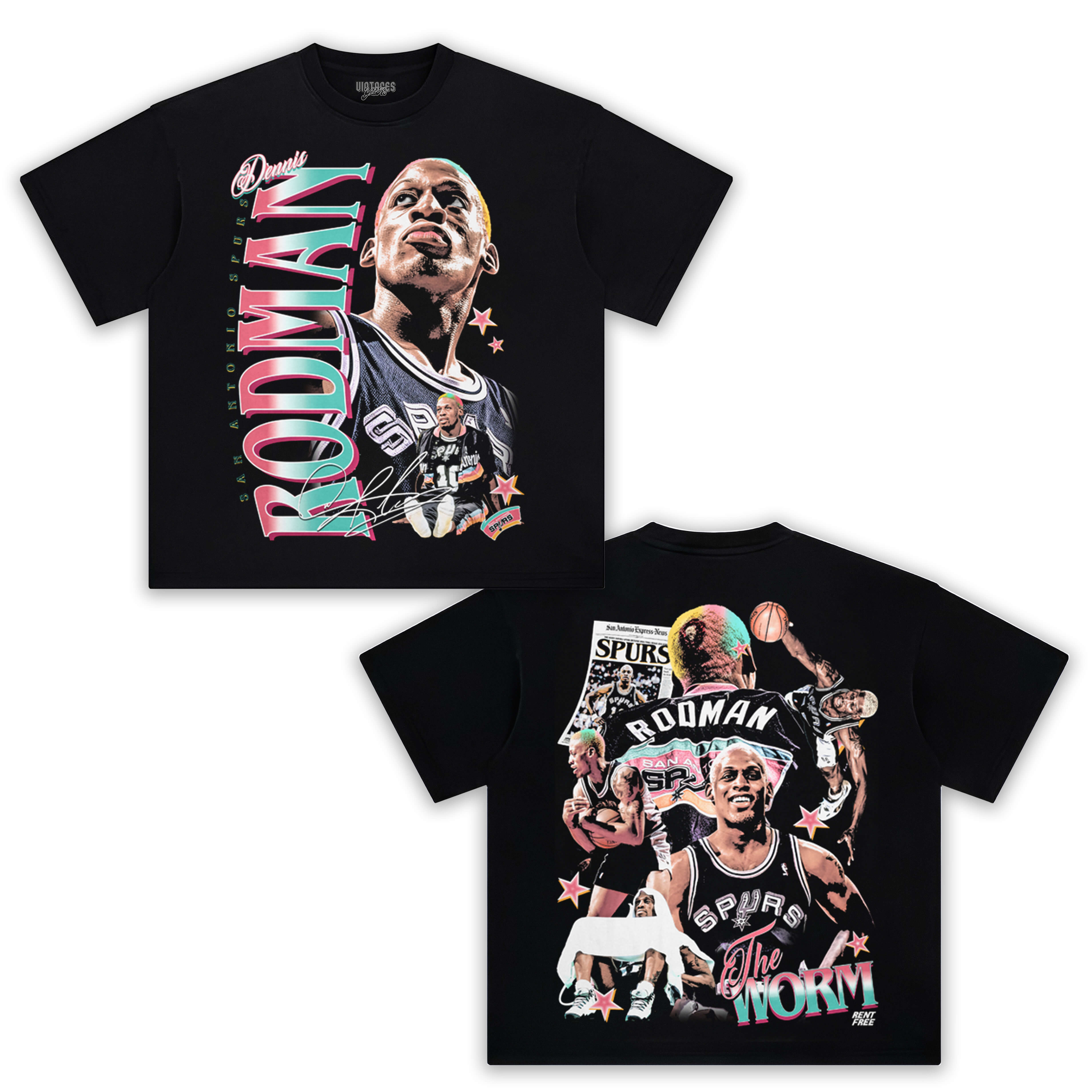 DENNIS RODMAN VI TEE & LS & HOODIE