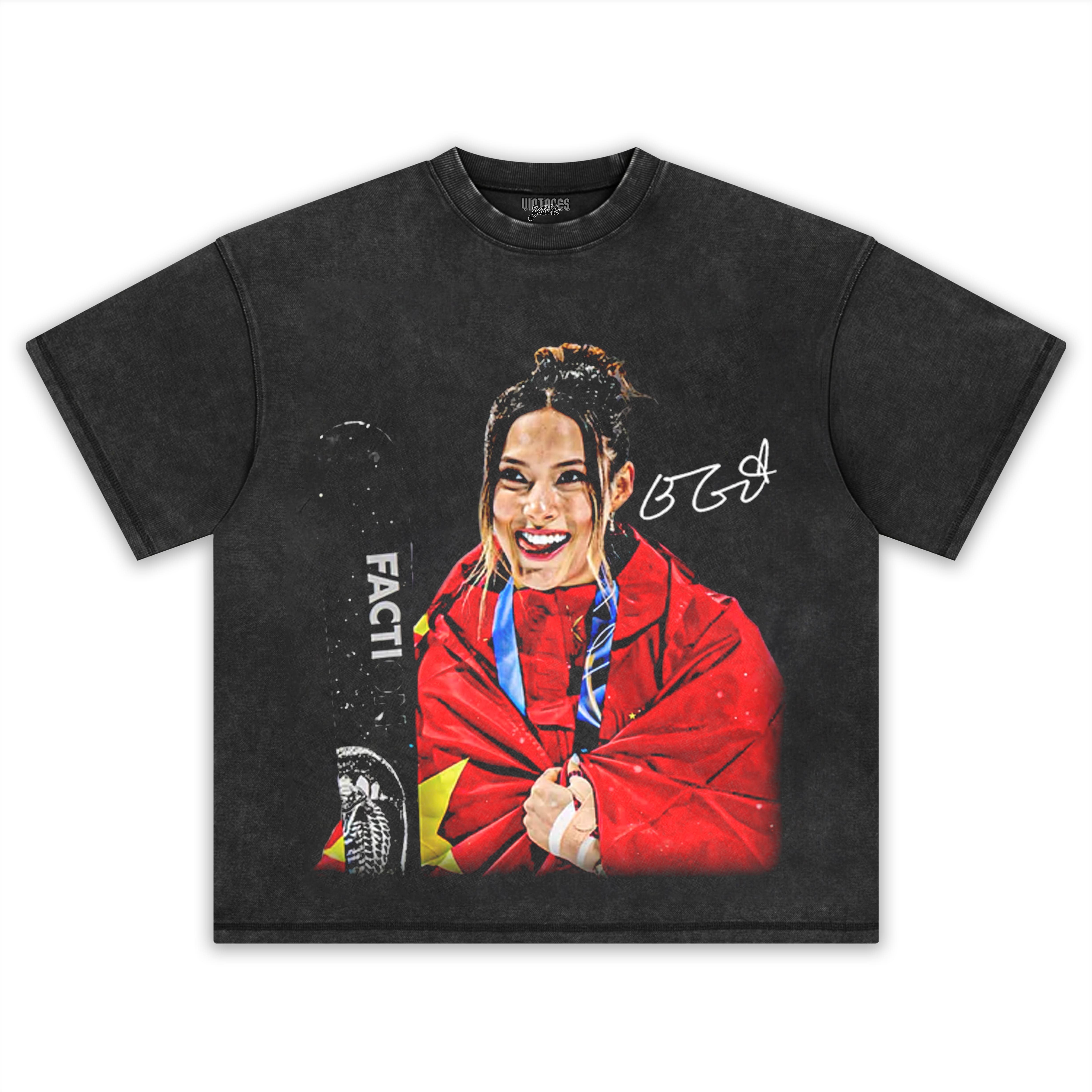 EILEEN GU - GOLD TEE & LS & HOODIE