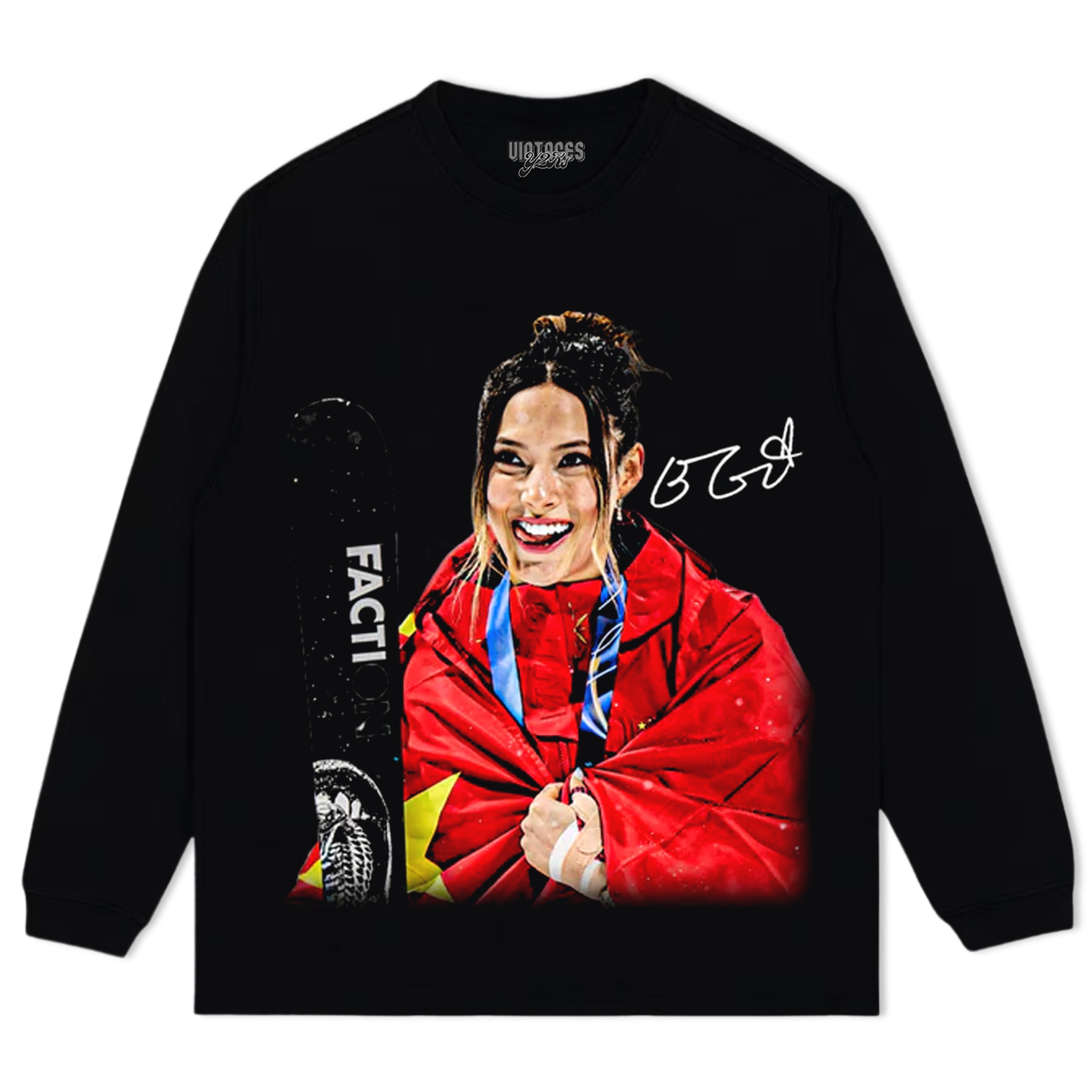 EILEEN GU - GOLD TEE & LS & HOODIE