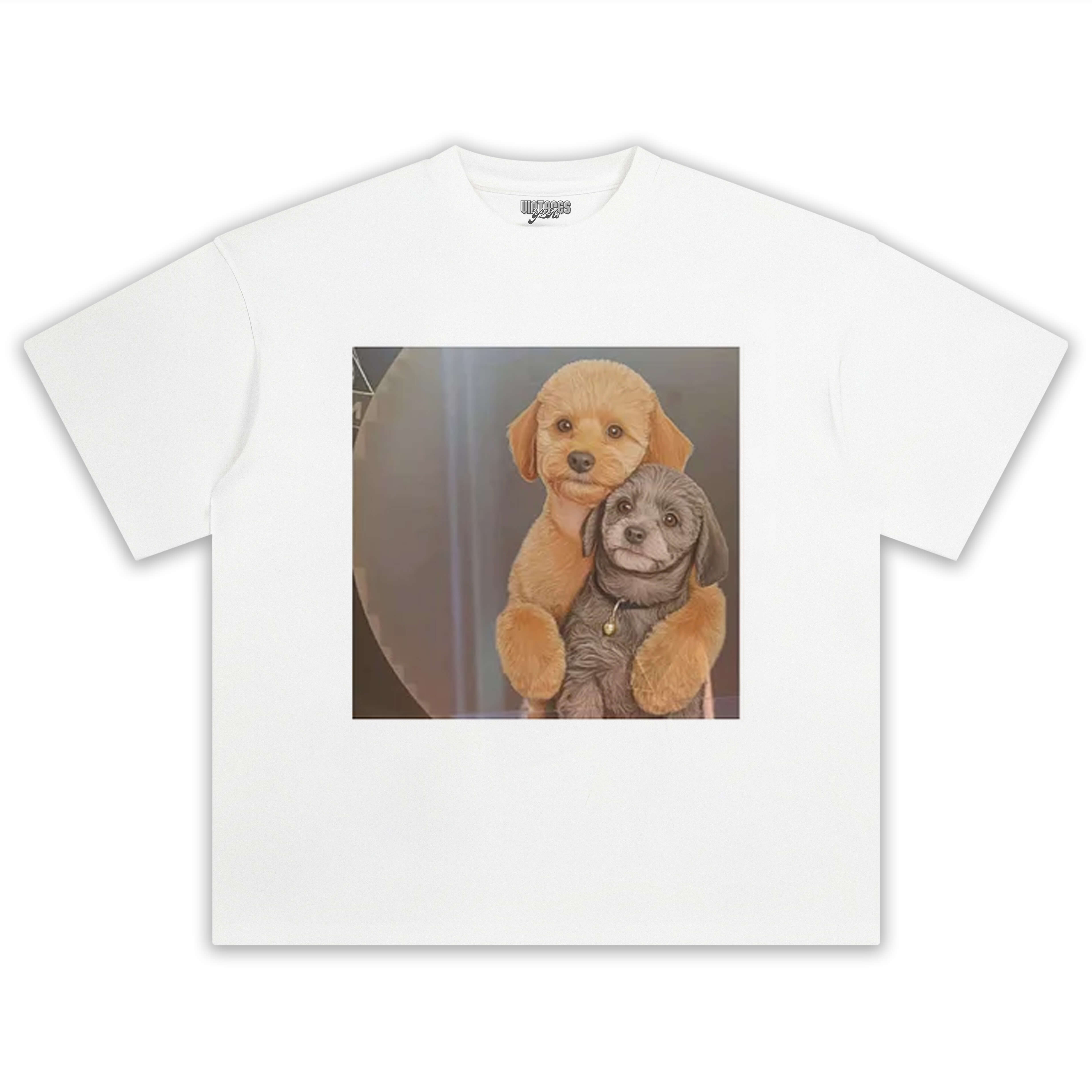 EMBRACING DOG TEE