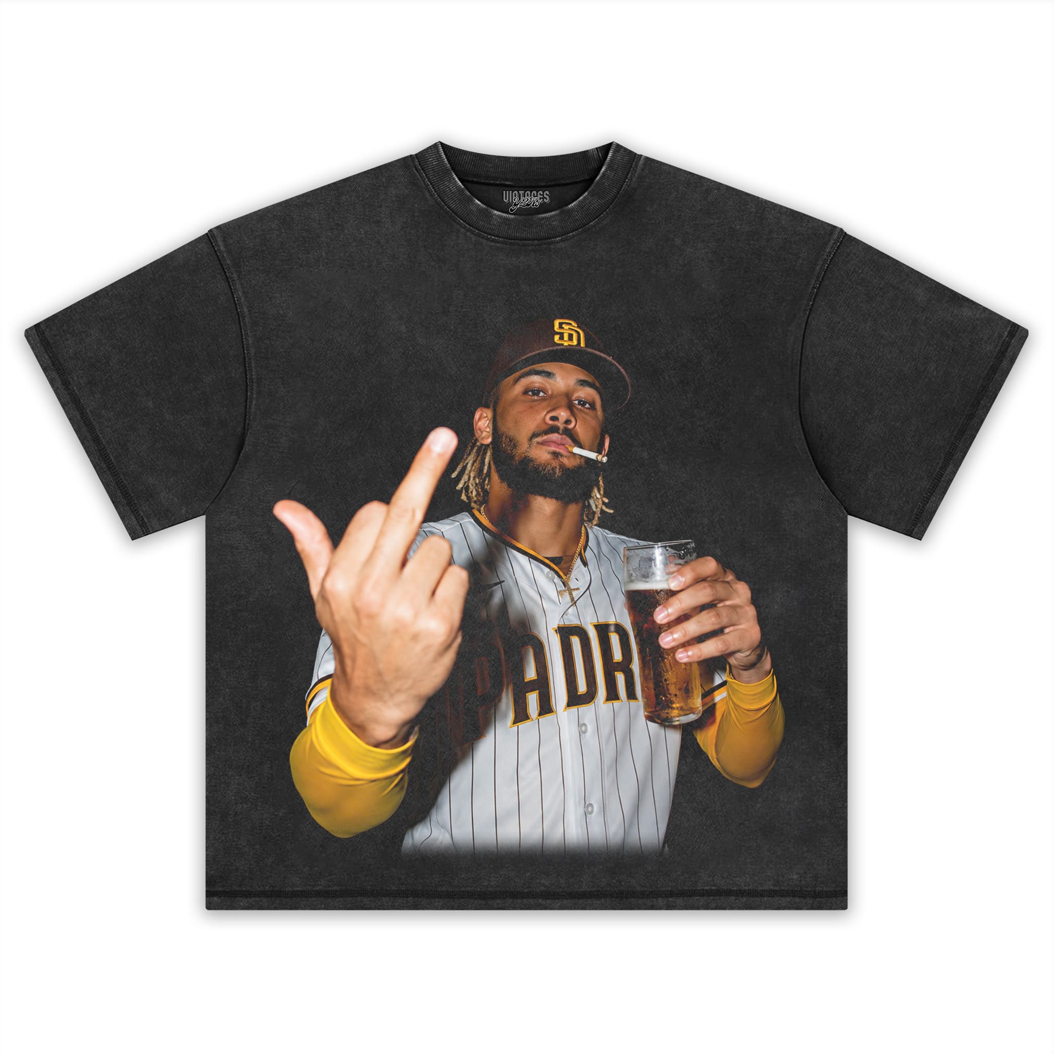 FERNANDO TATIS JR. MIDDLE FINGER TANK TOP & TEE & LONG SLEEVE & LAYERED LS & HOODIE