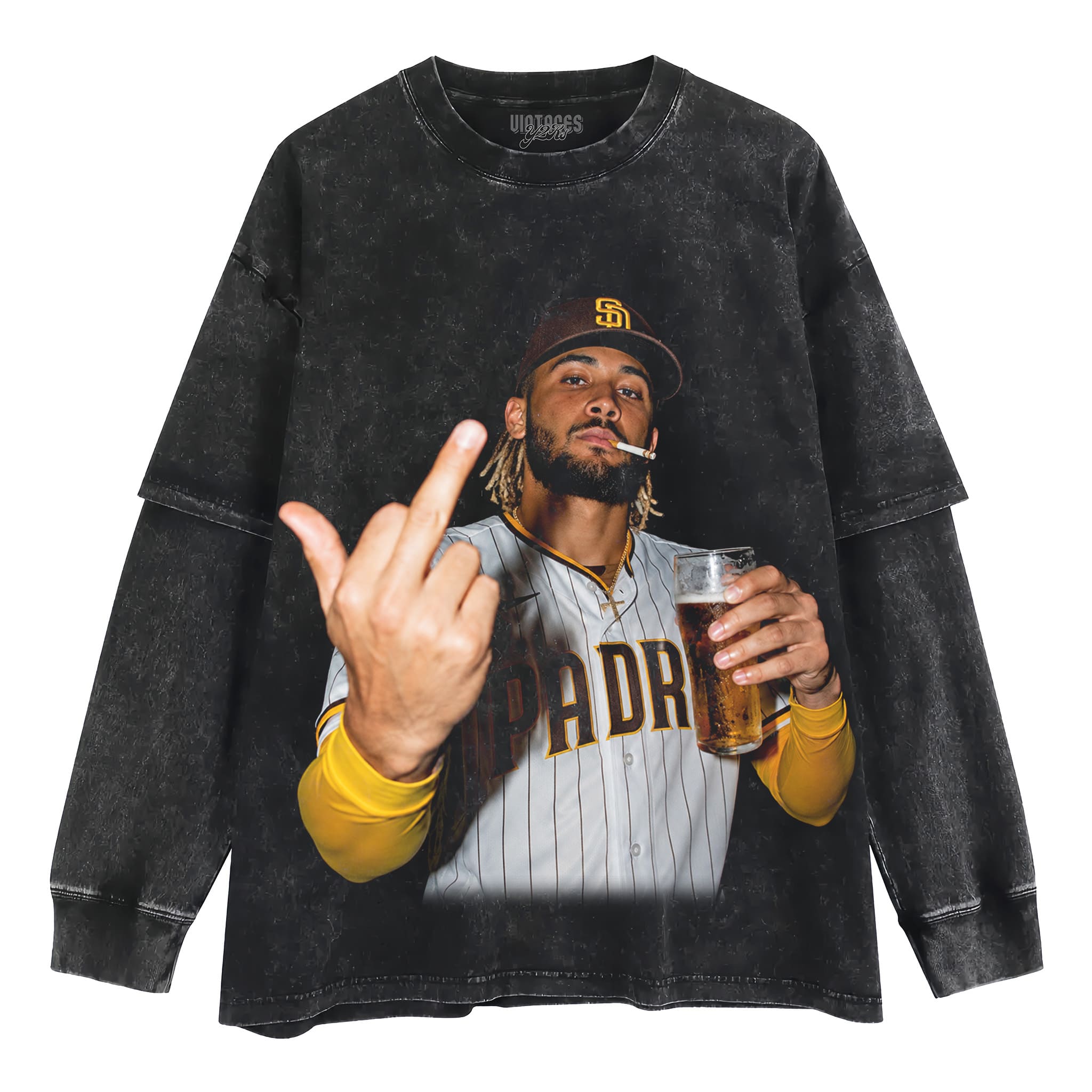FERNANDO TATIS JR. MIDDLE FINGER TANK TOP & TEE & LONG SLEEVE & LAYERED LS & HOODIE