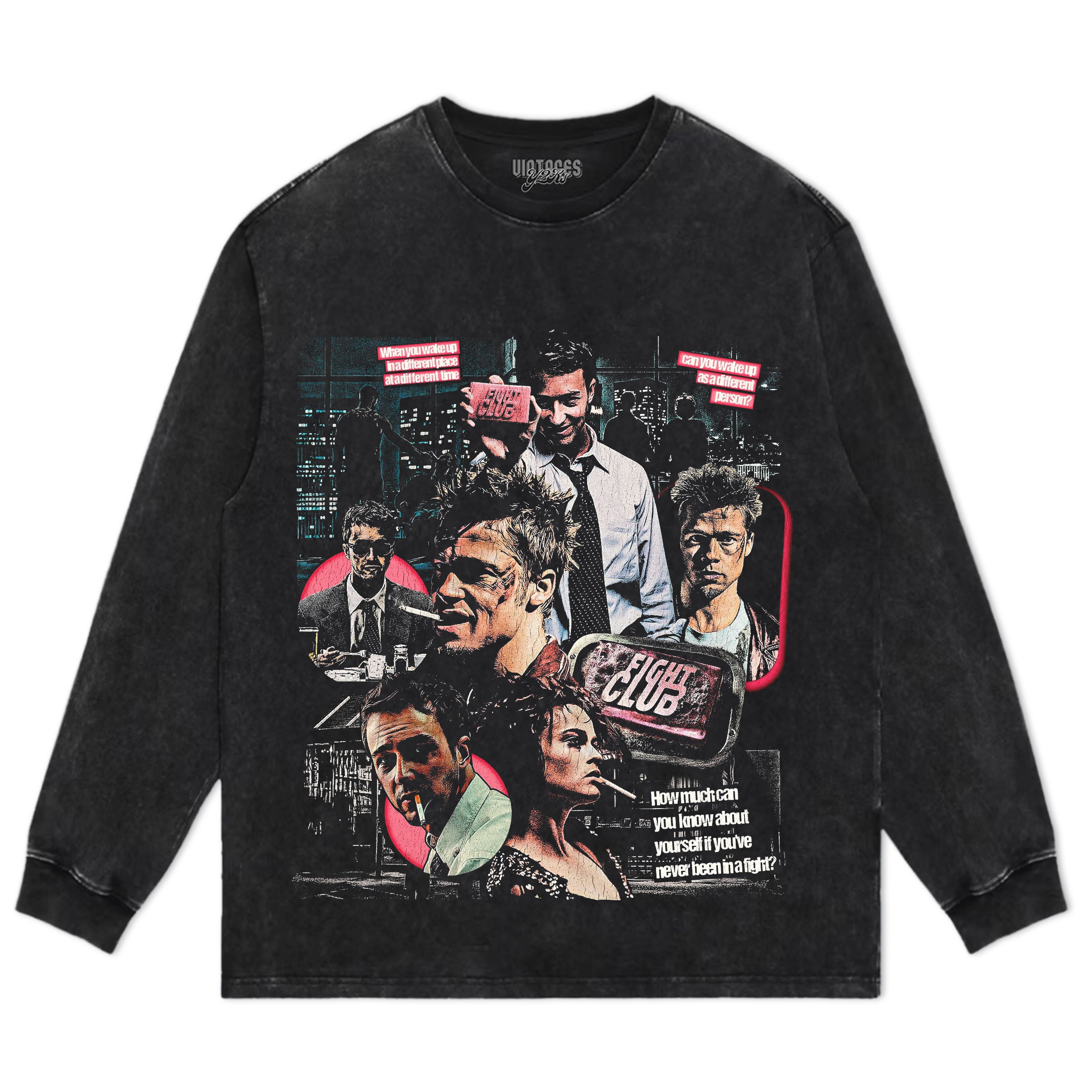 FIGHT CLUB, 1999 ANK TANK TOP & TEE & LONG SLEEVE & LAYERED LS & HOODIE