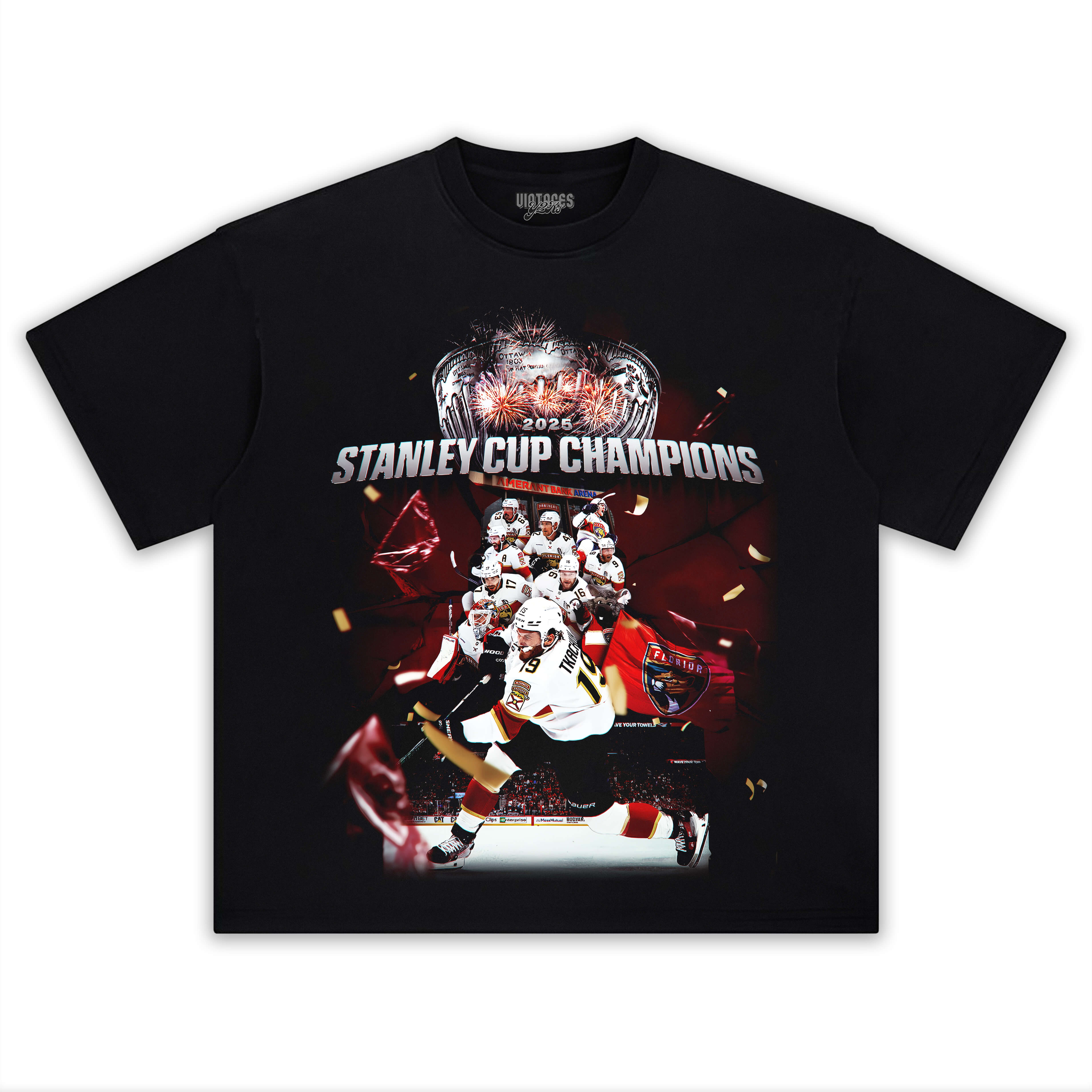 FLORIDA PANTHERS & ECFCHAMPS TEE V1