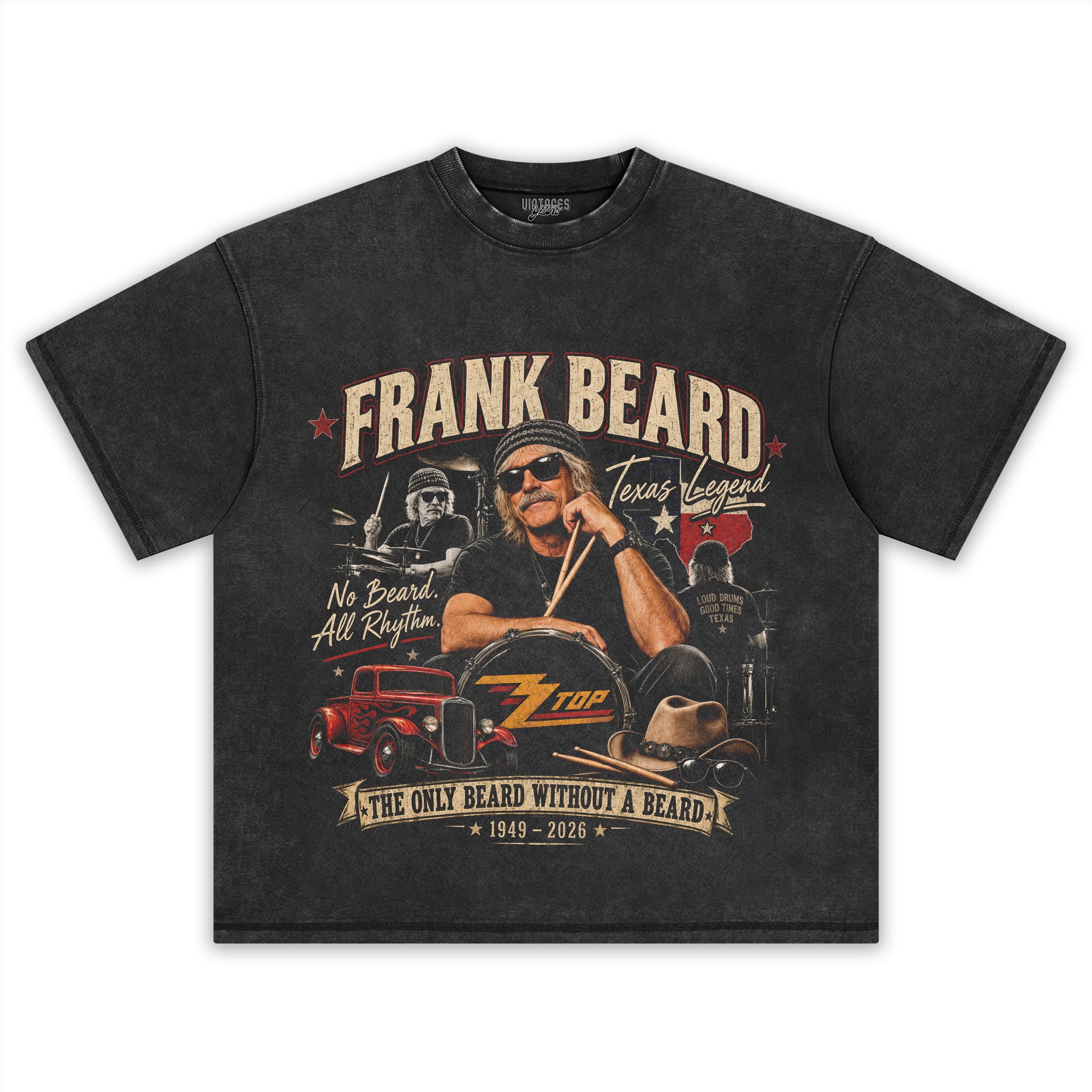 FRANK BEARD MEMORIAL TANK TOP & TEE & LONG SLEEVE & LAYERED LS & HOODIE