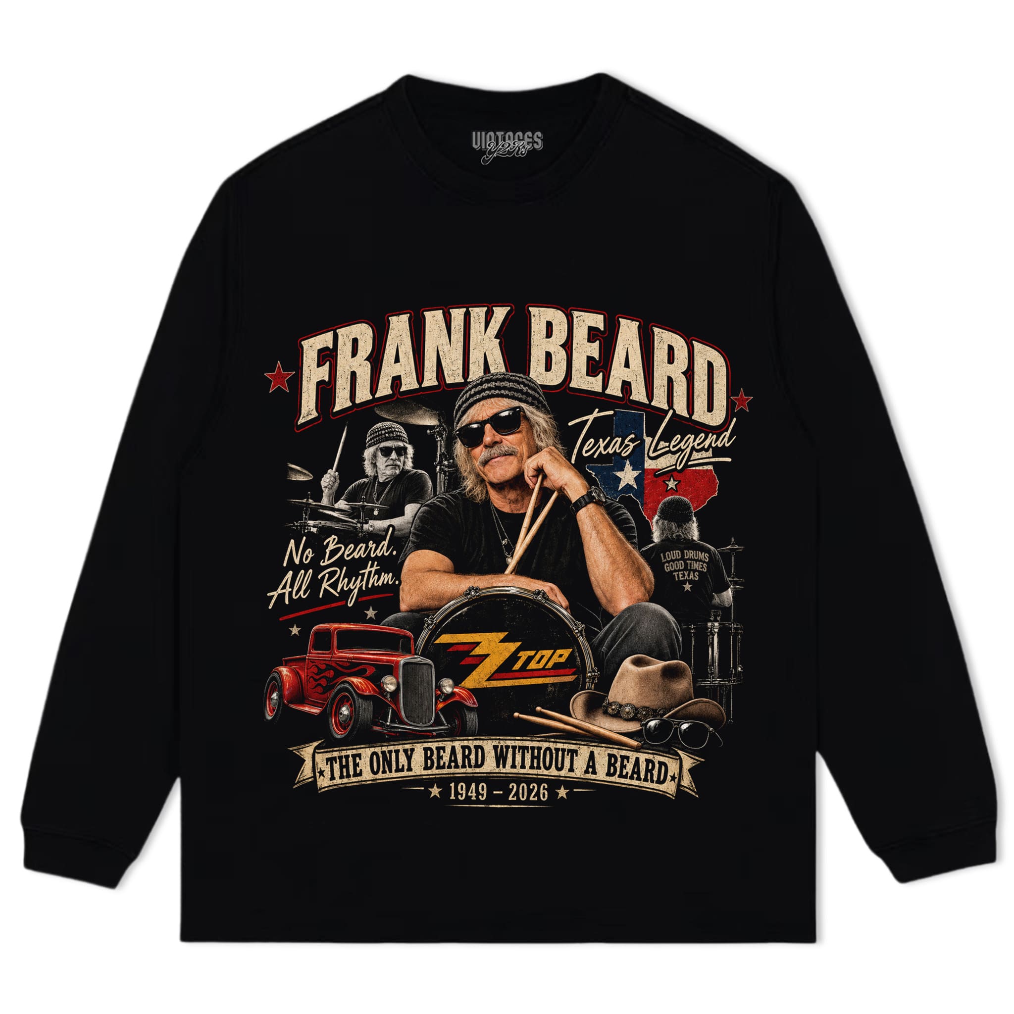 FRANK BEARD MEMORIAL TANK TOP & TEE & LONG SLEEVE & LAYERED LS & HOODIE