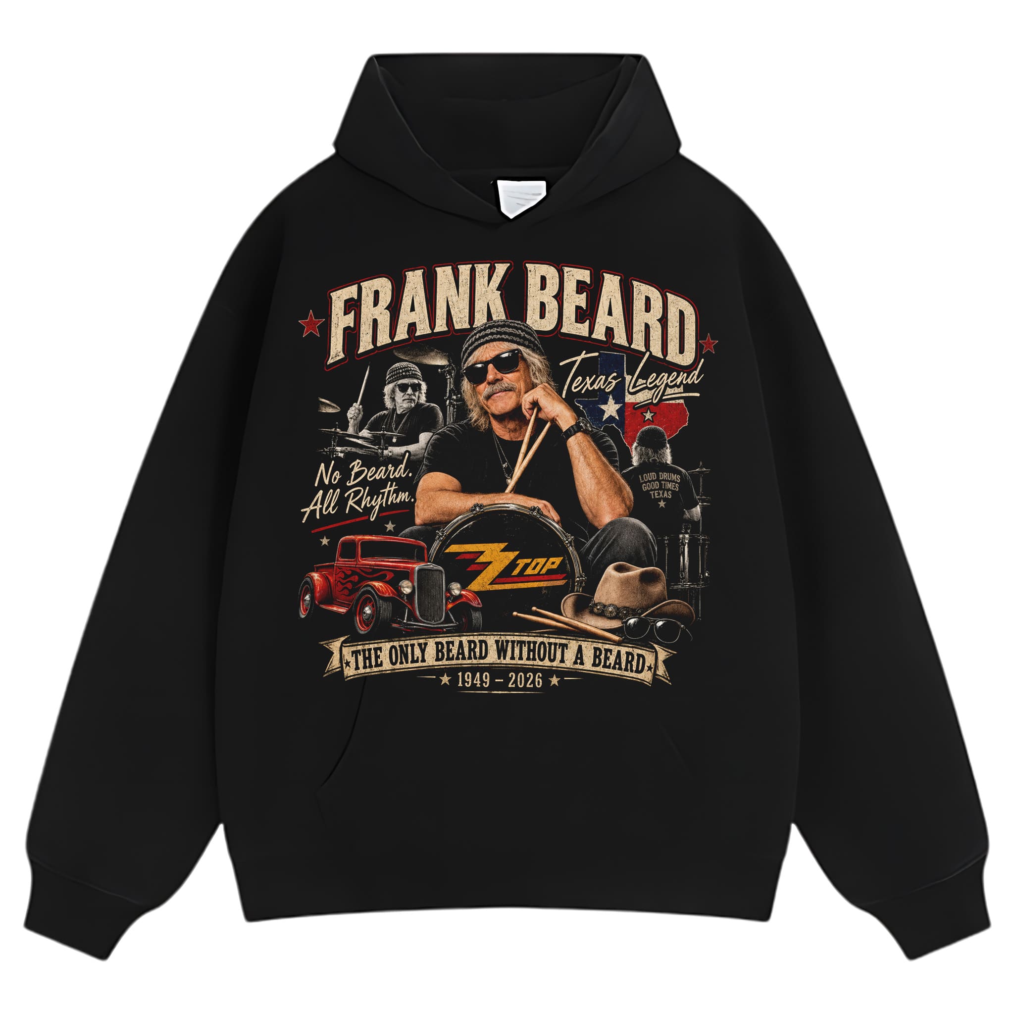 FRANK BEARD MEMORIAL TANK TOP & TEE & LONG SLEEVE & LAYERED LS & HOODIE