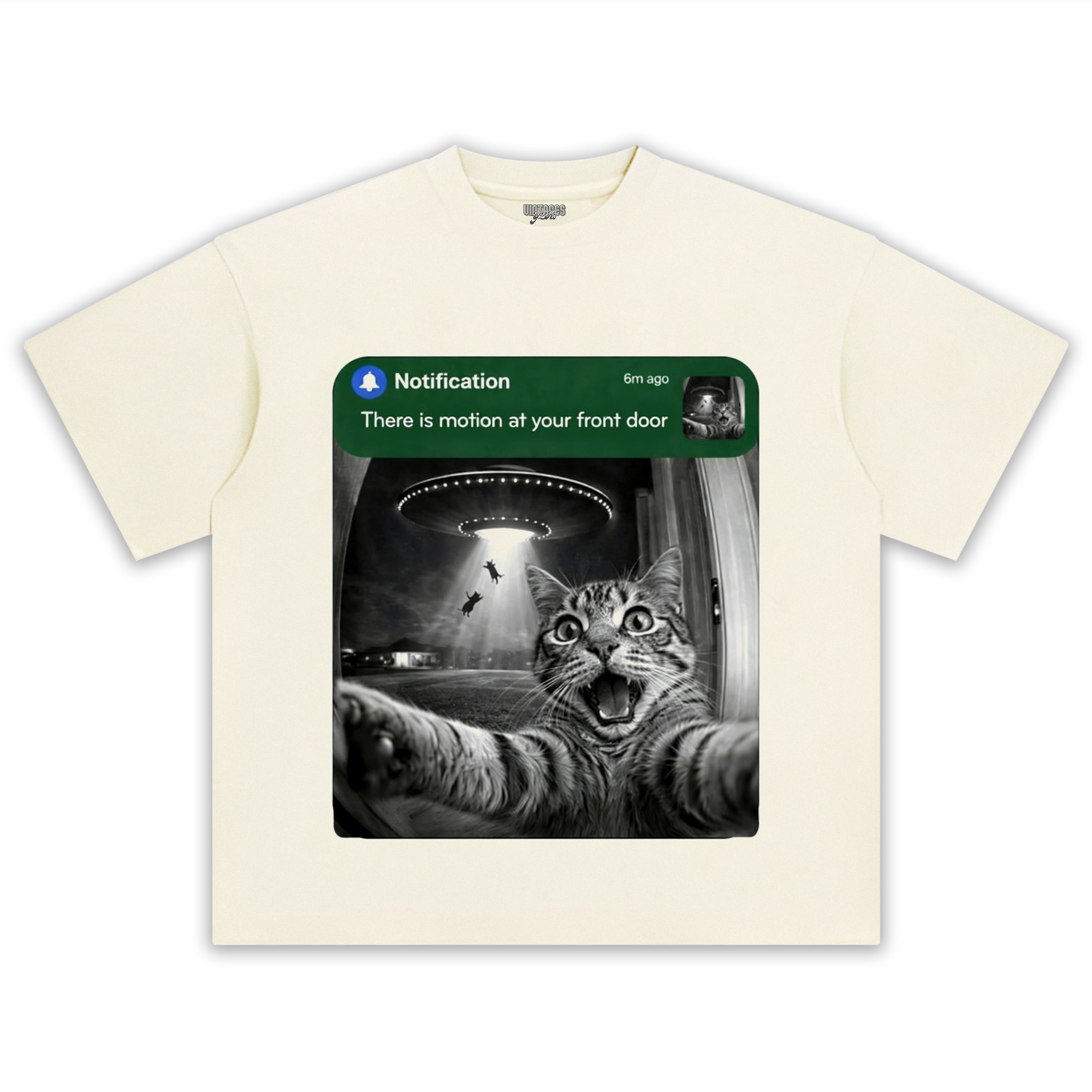 FRONT DOOR RACCOON CAT SURPRISE VISITOR TEE & LS & HOODIE