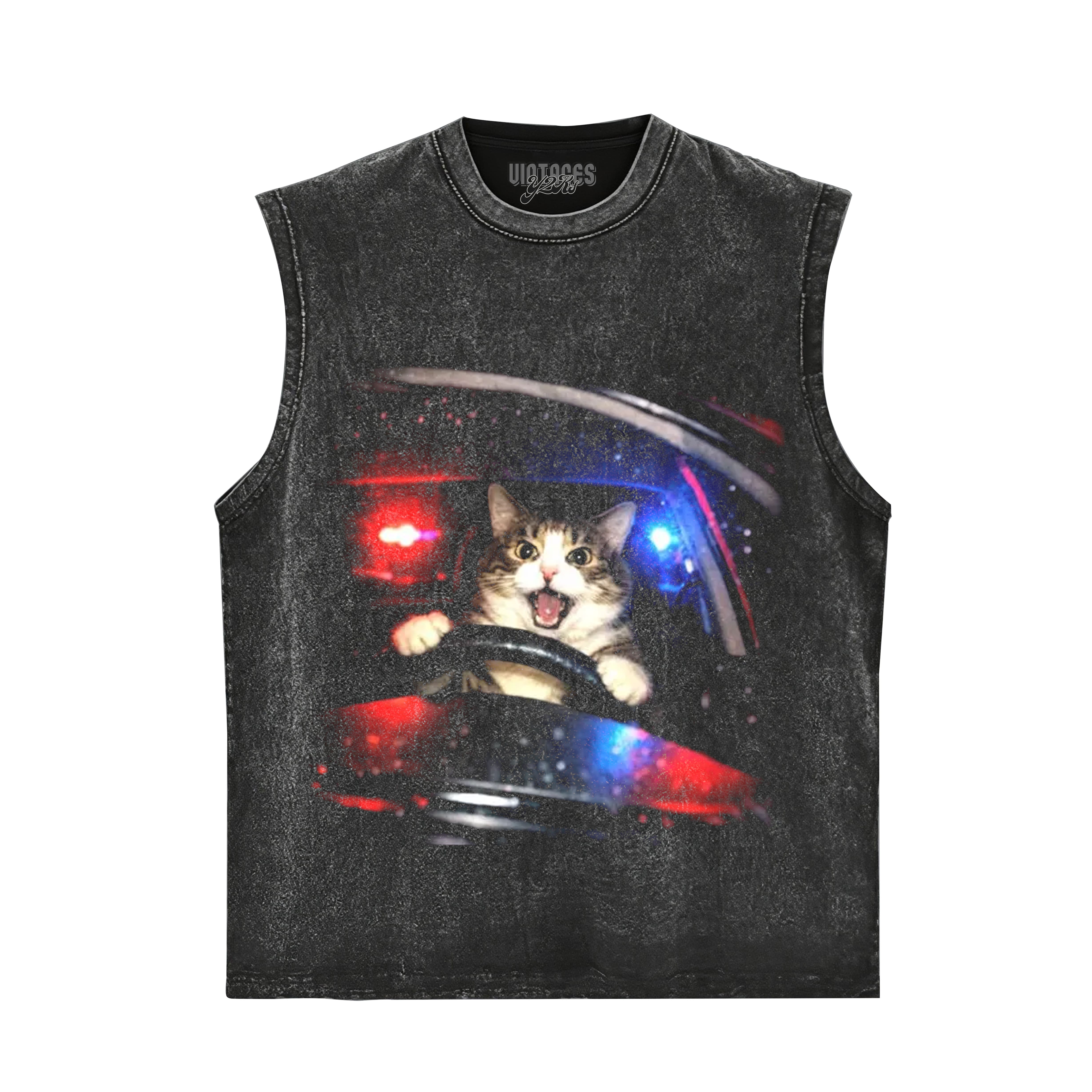 FUNNY CAT TANK TOP
