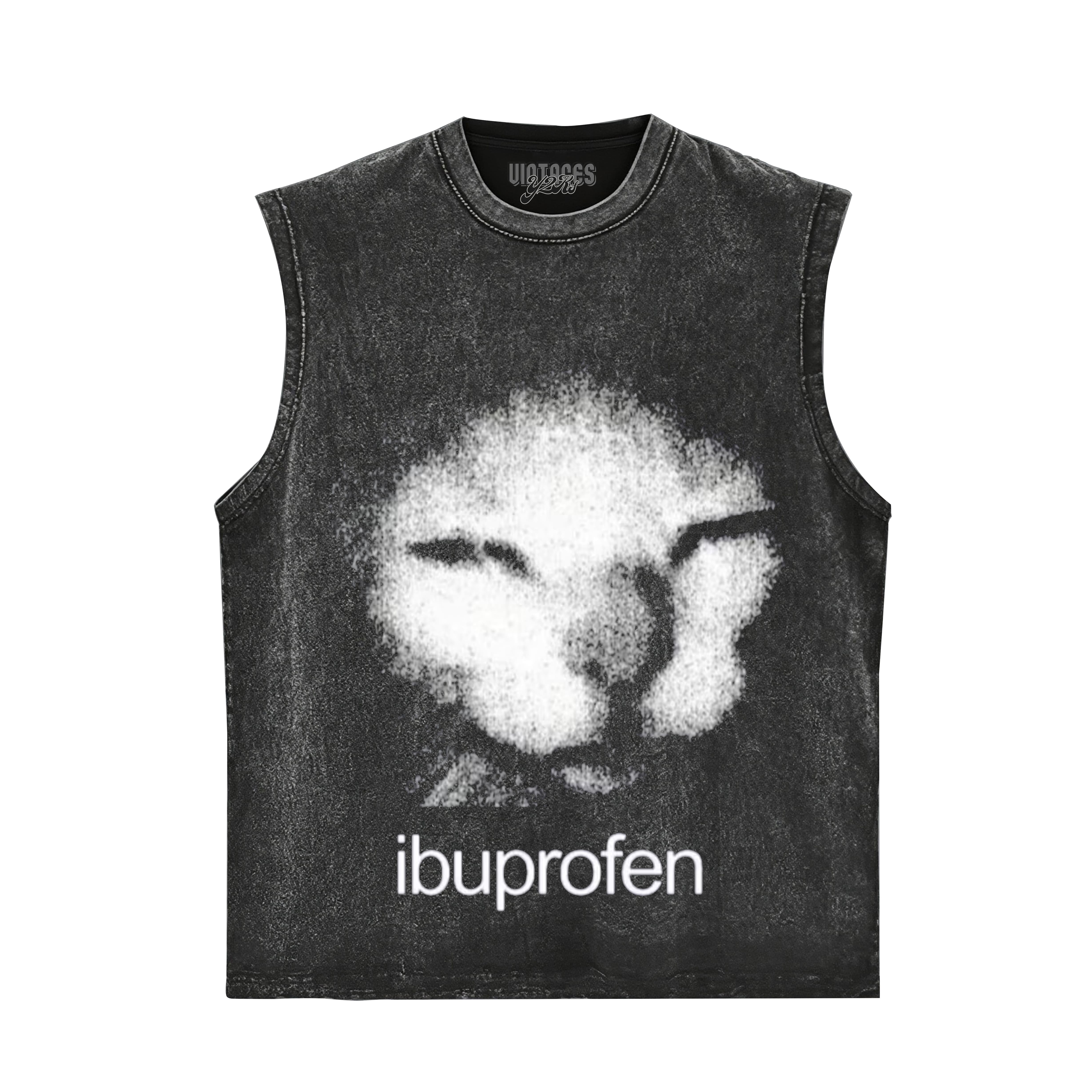 FUNNY IBUPROFEN CAT MEME TANK TOP