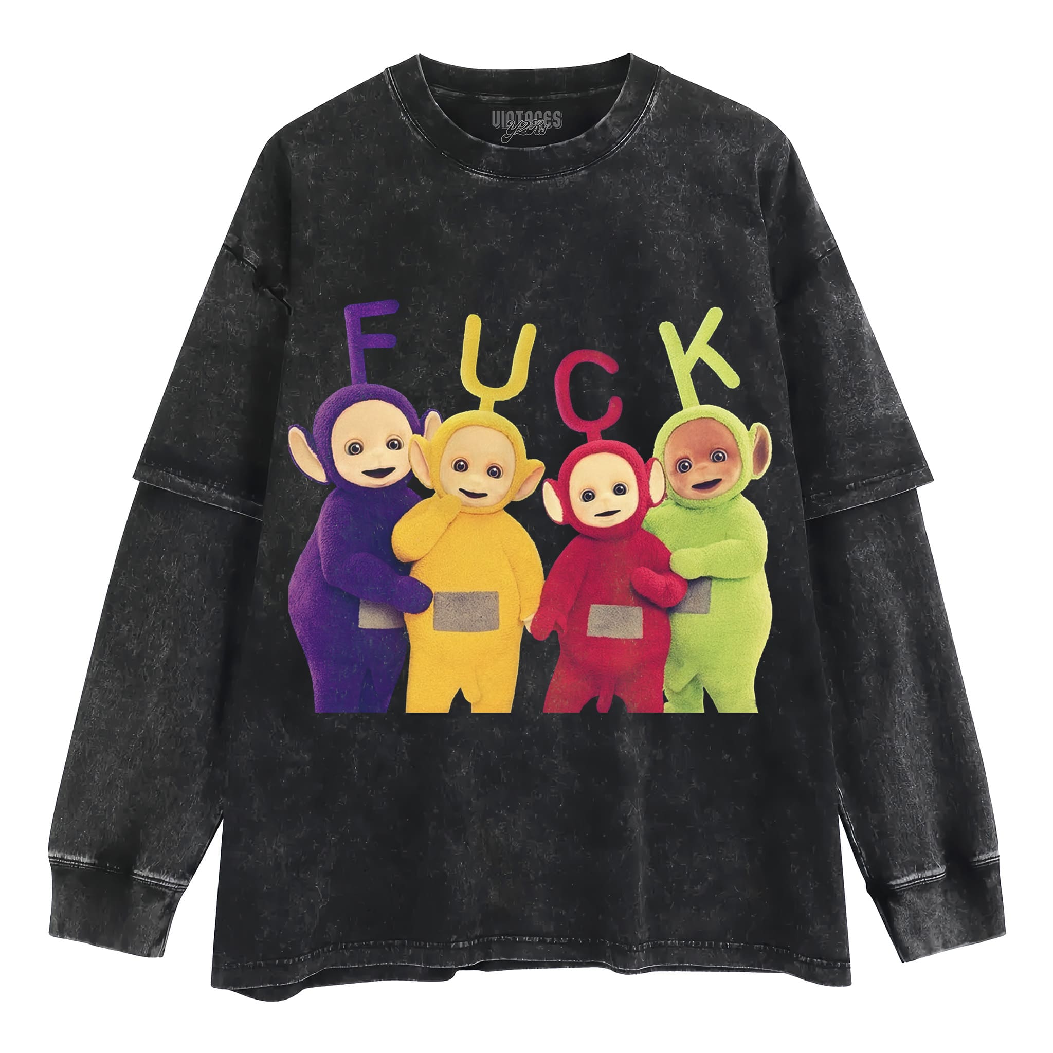 FUNNY TELETUBBIES V2 TANK TOP & TEE & LONG SLEEVE & LAYERED LS & HOODIE