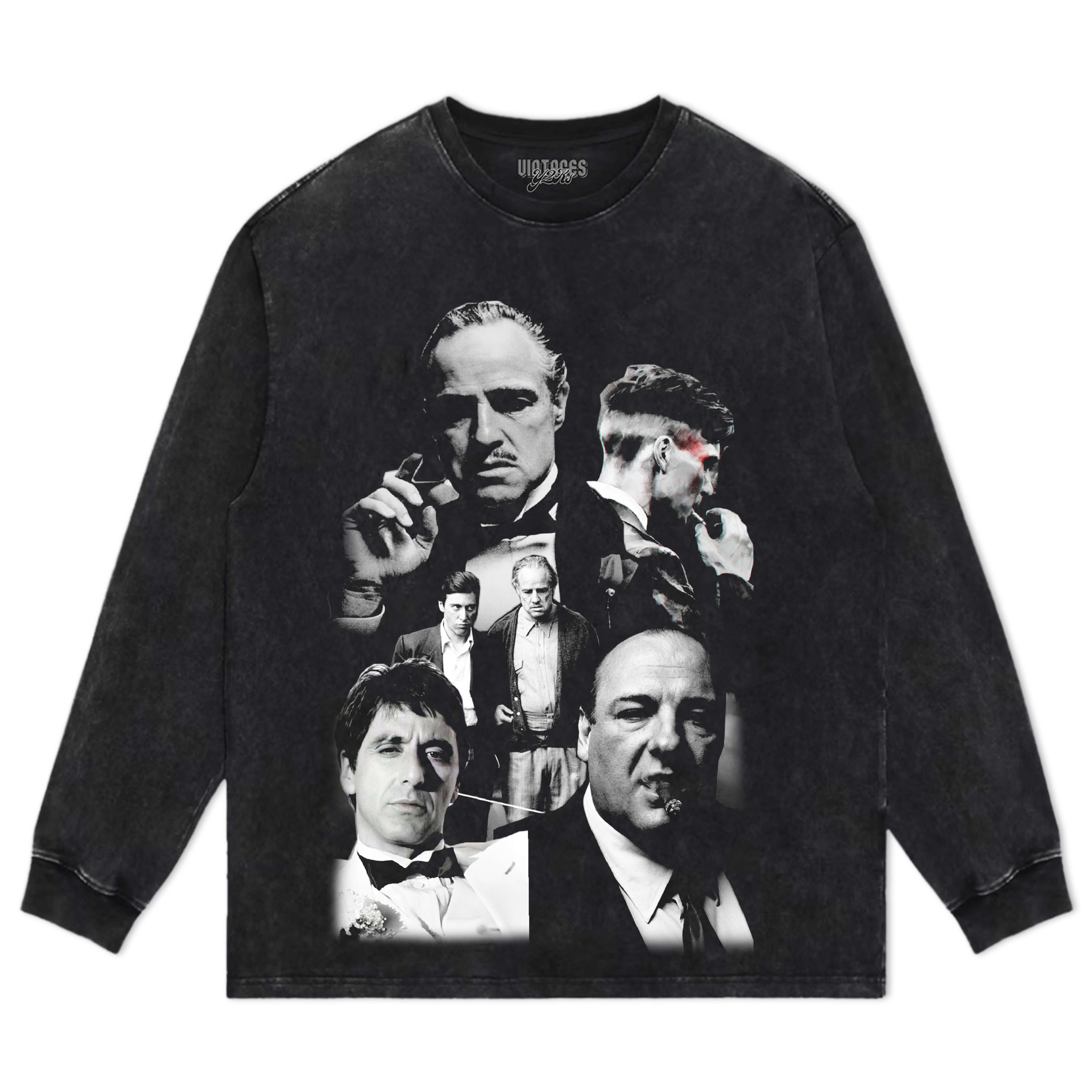 GANGSTER BOSSES VINTAGE TEE & LS & HOODIE